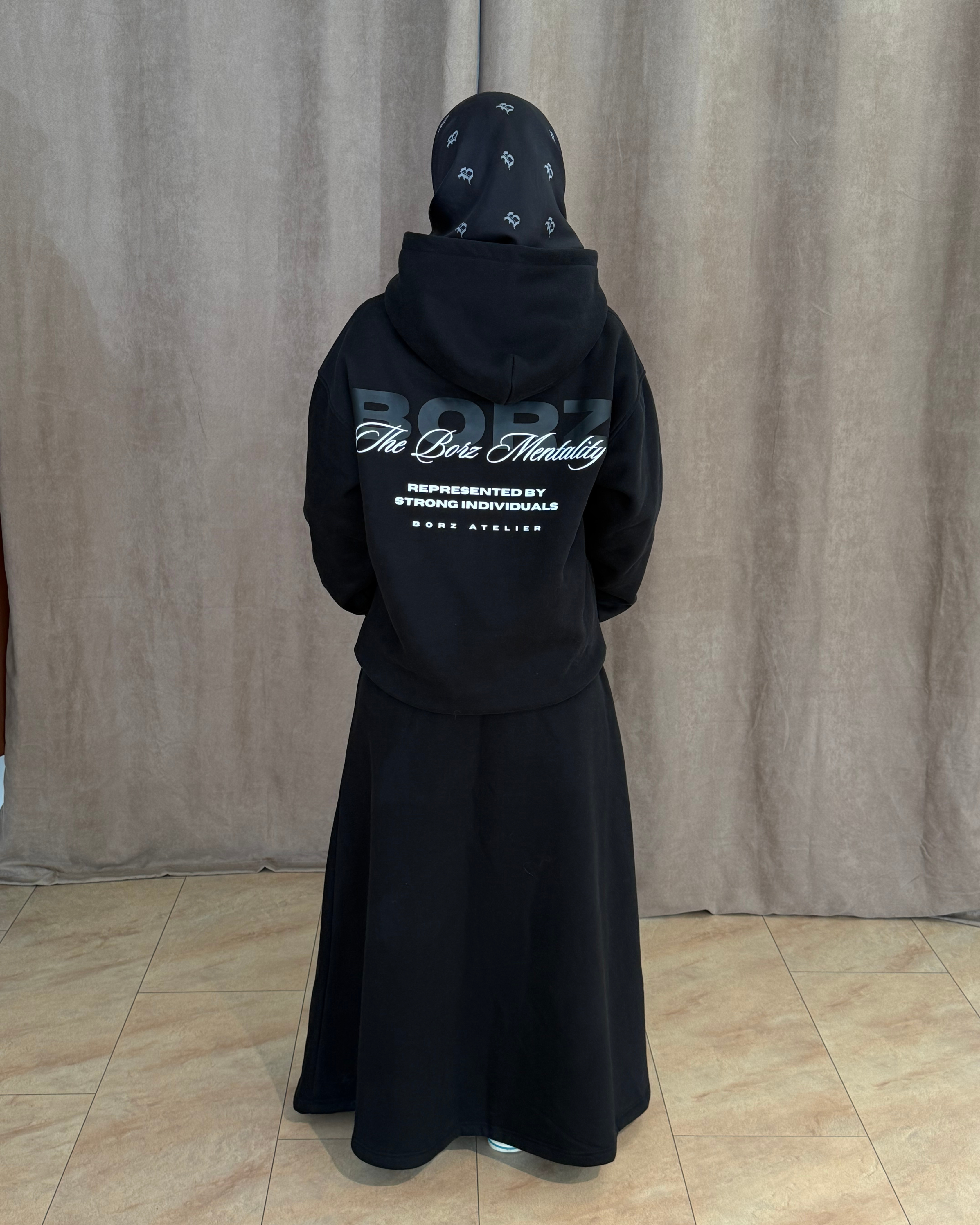 THE BORZ MENTALITY - skirt black