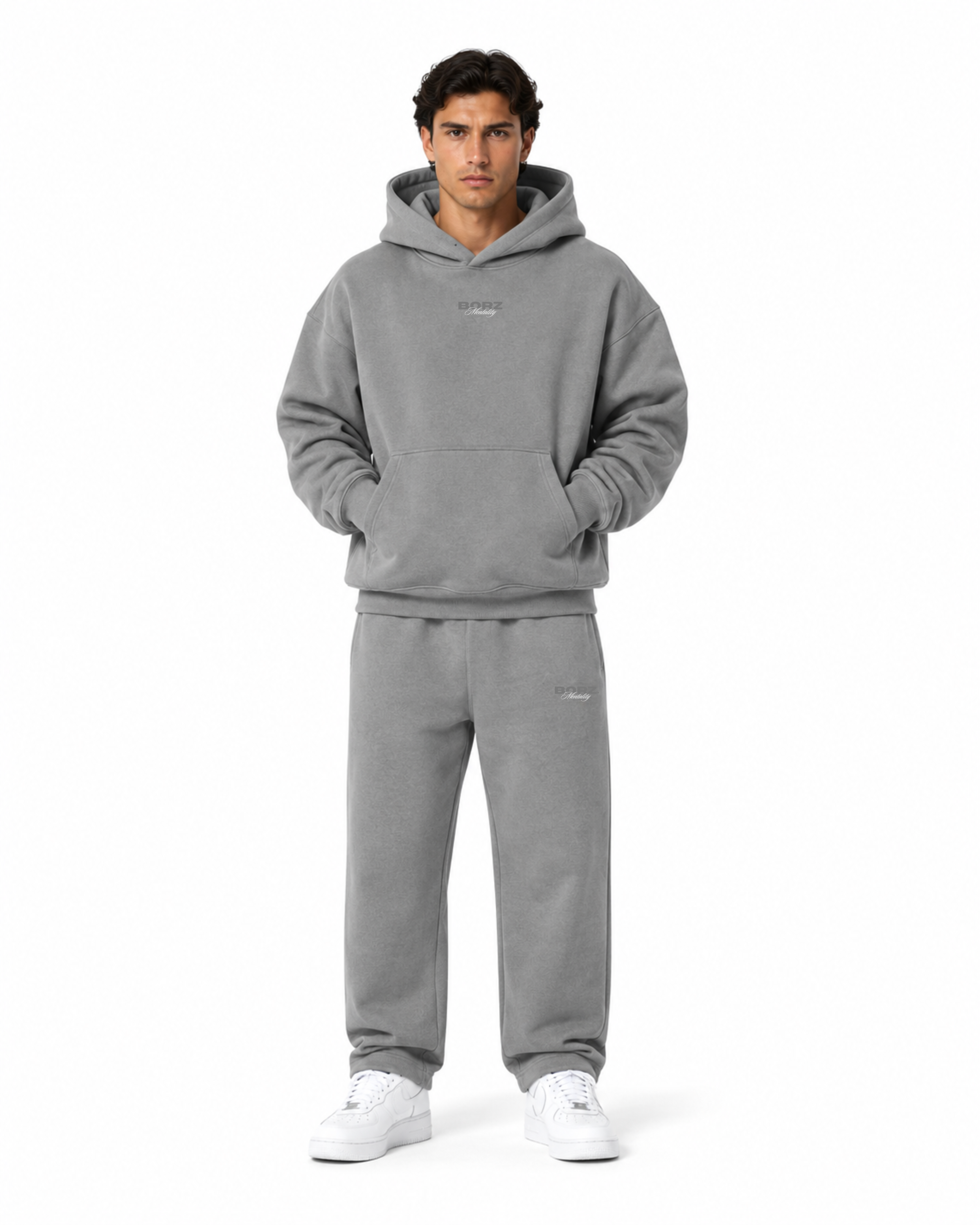 The Borz Mentality Tracksuit (pants) - gray