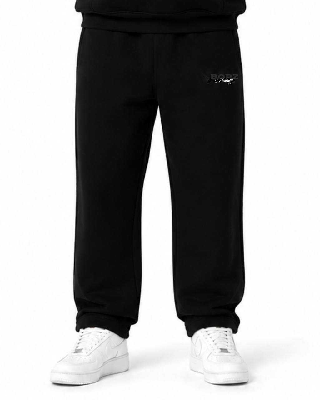 THE BORZ MENTALITY - pants black