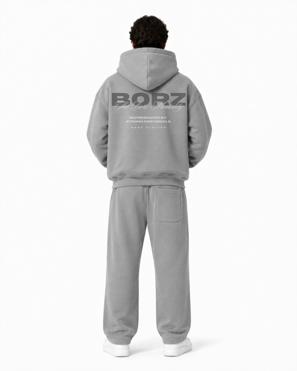 The Borz Mentality Tracksuit (pants) - gray