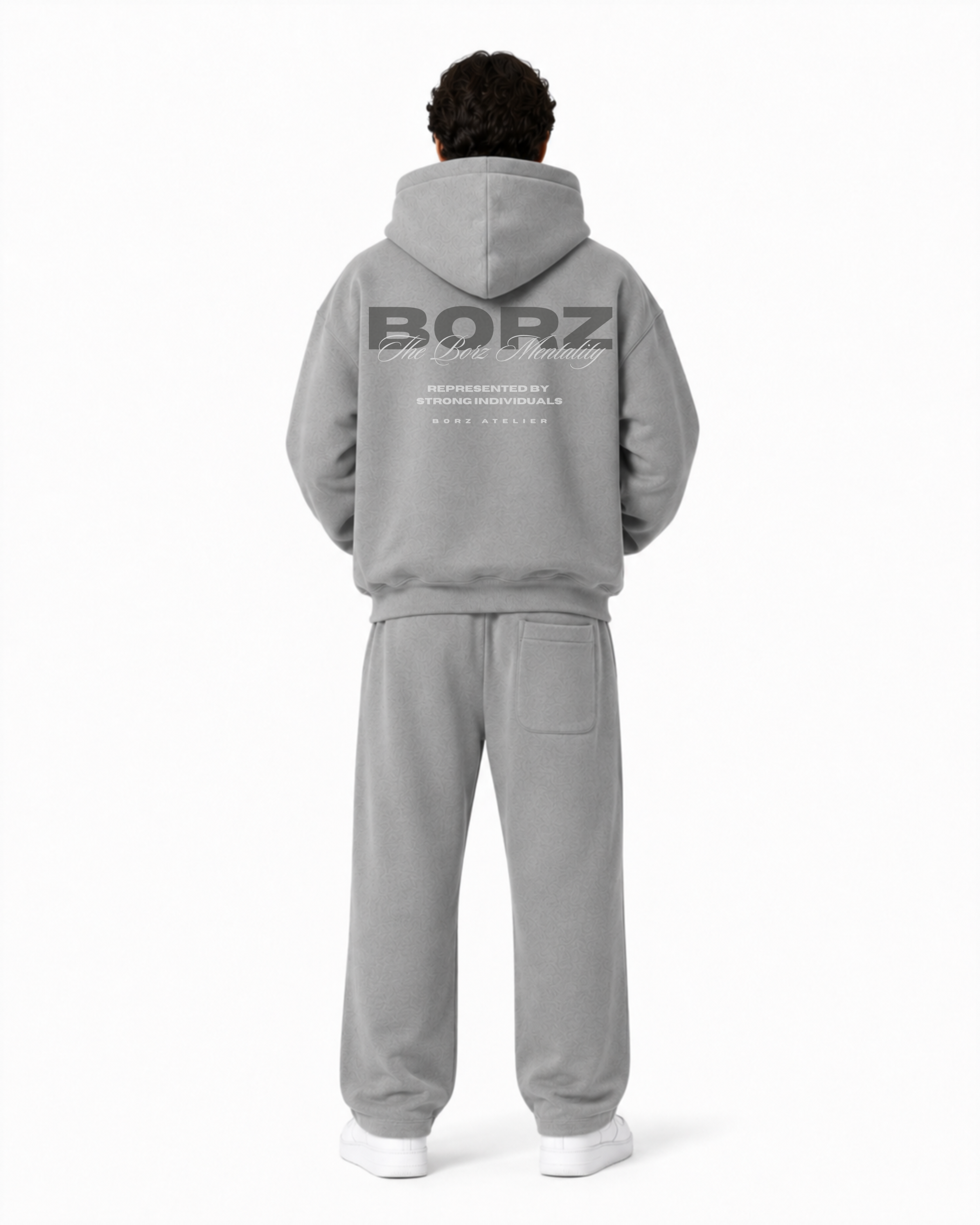 The Borz Mentality Tracksuit (pants) - gray