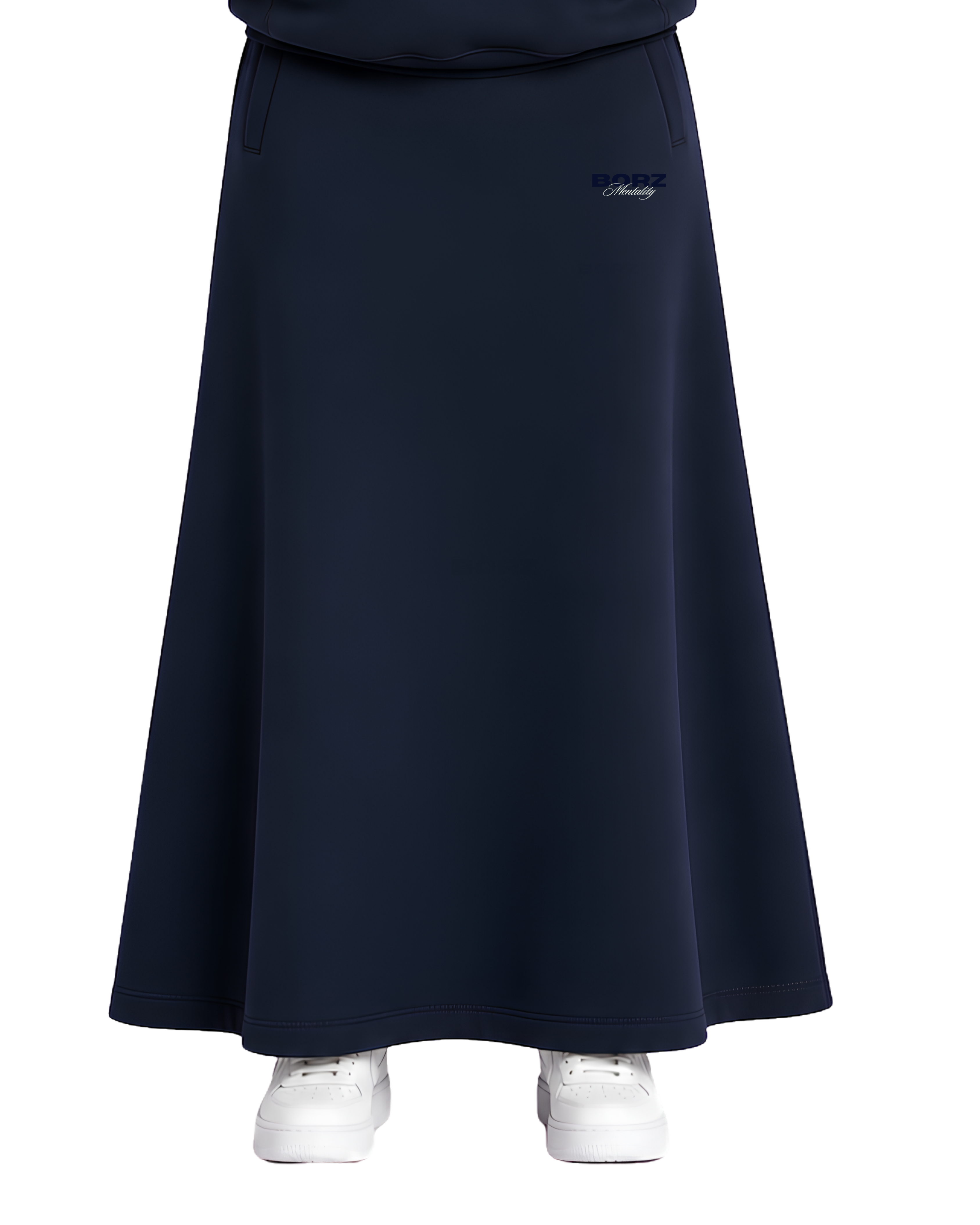 THE BORZ MENTALITY - skirt navy blue