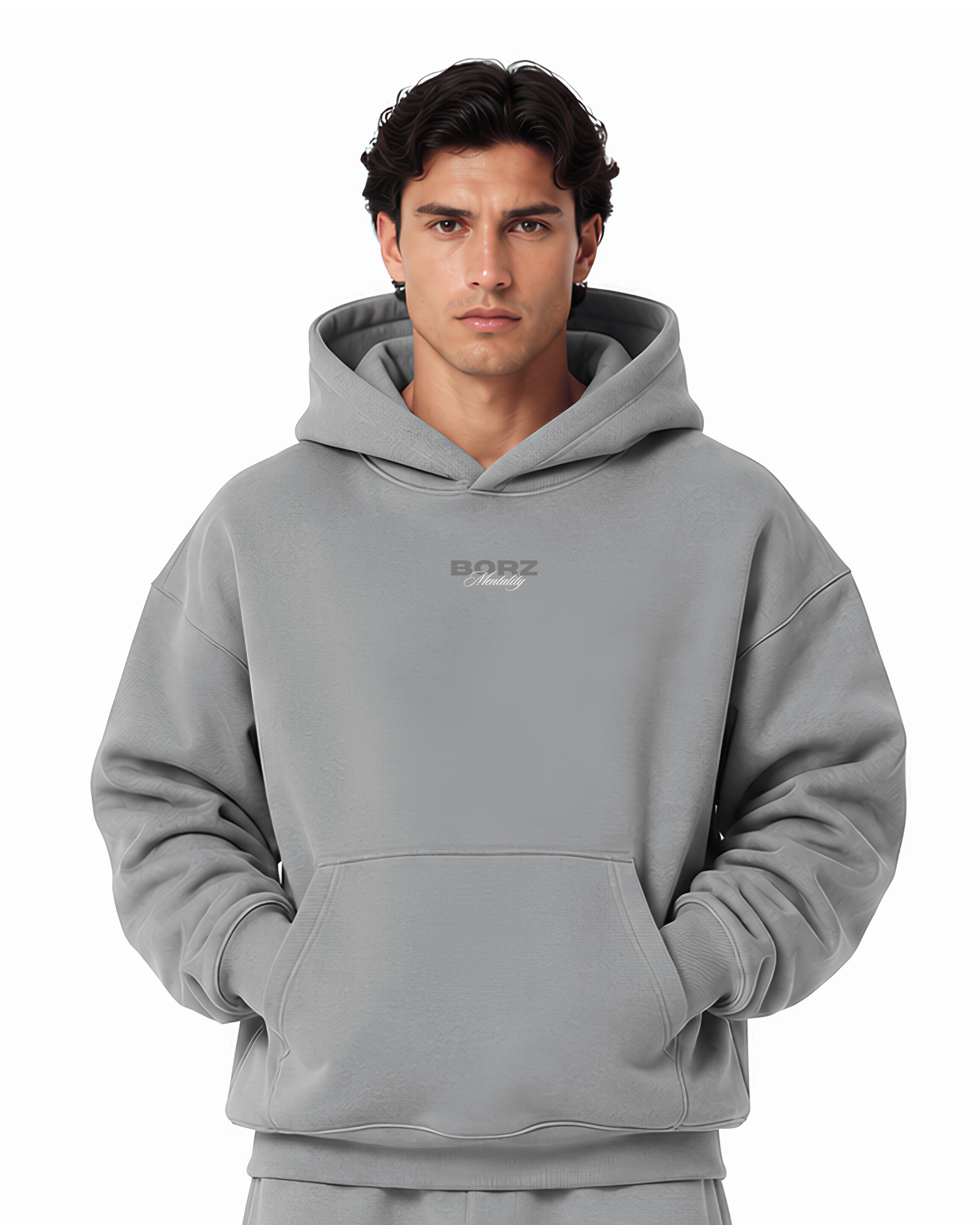 THE BORZ MENTALITY - Hoodie gray