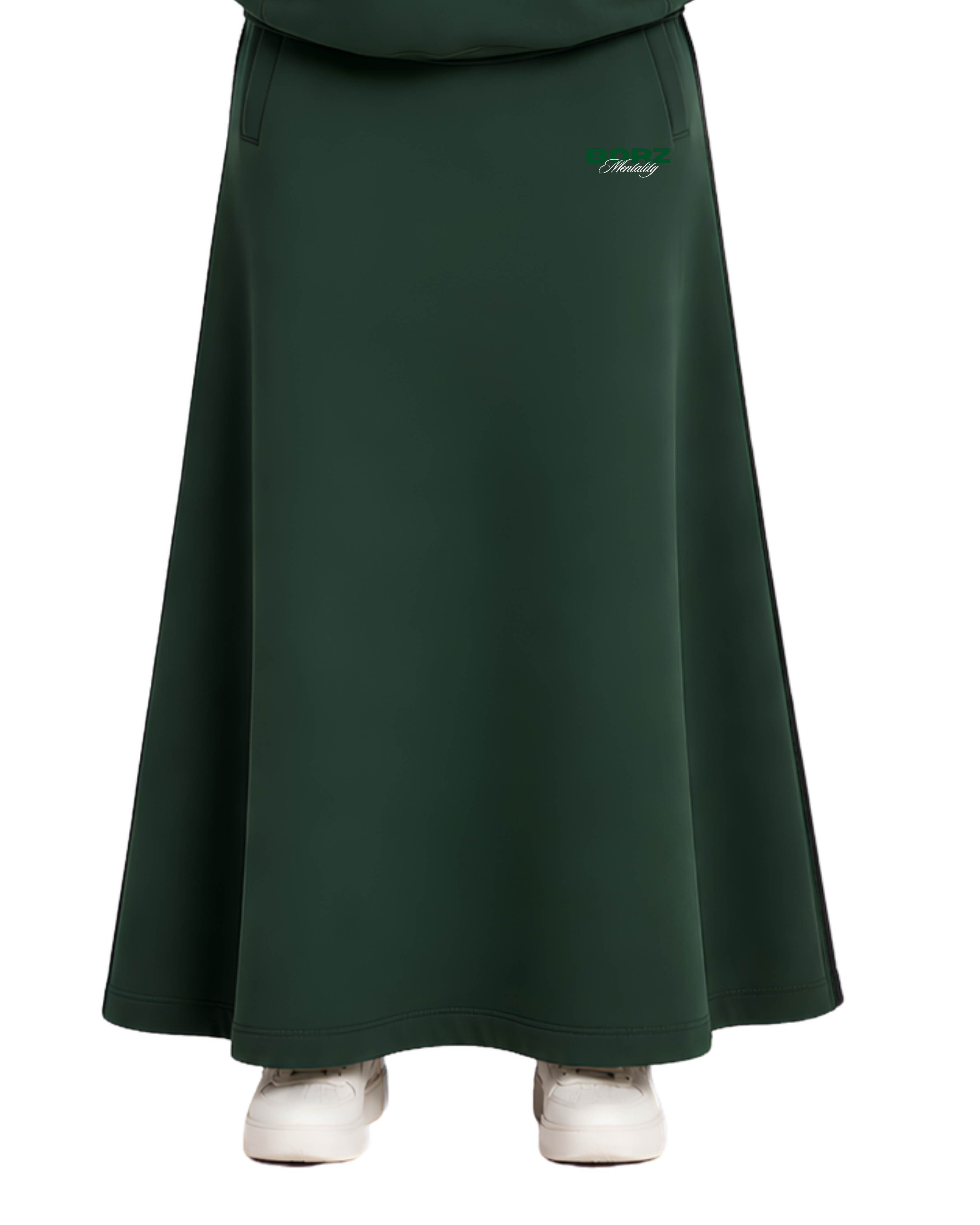 THE BORZ MENTALITY - skirt green