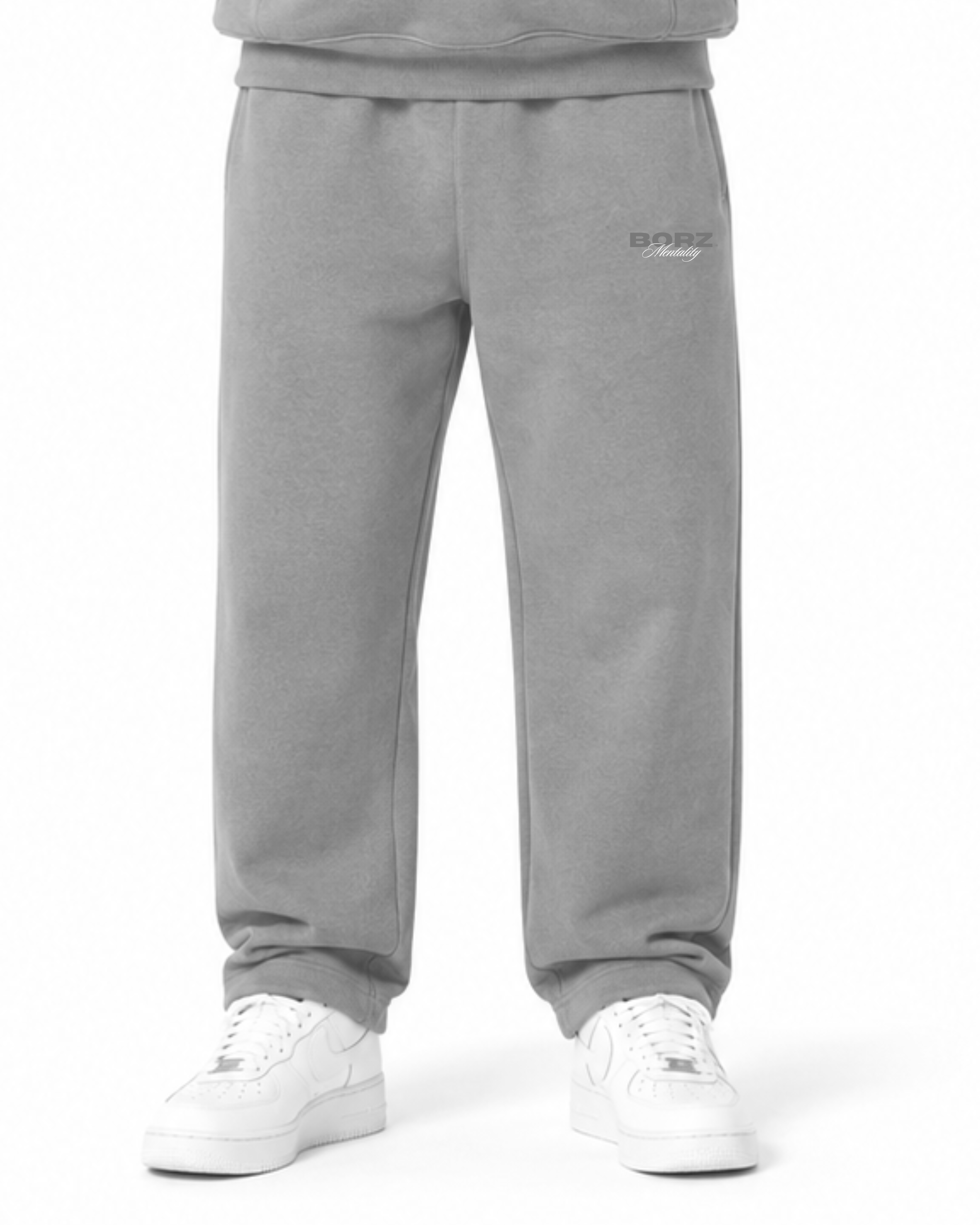 THE BORZ MENTALITY - pants gray