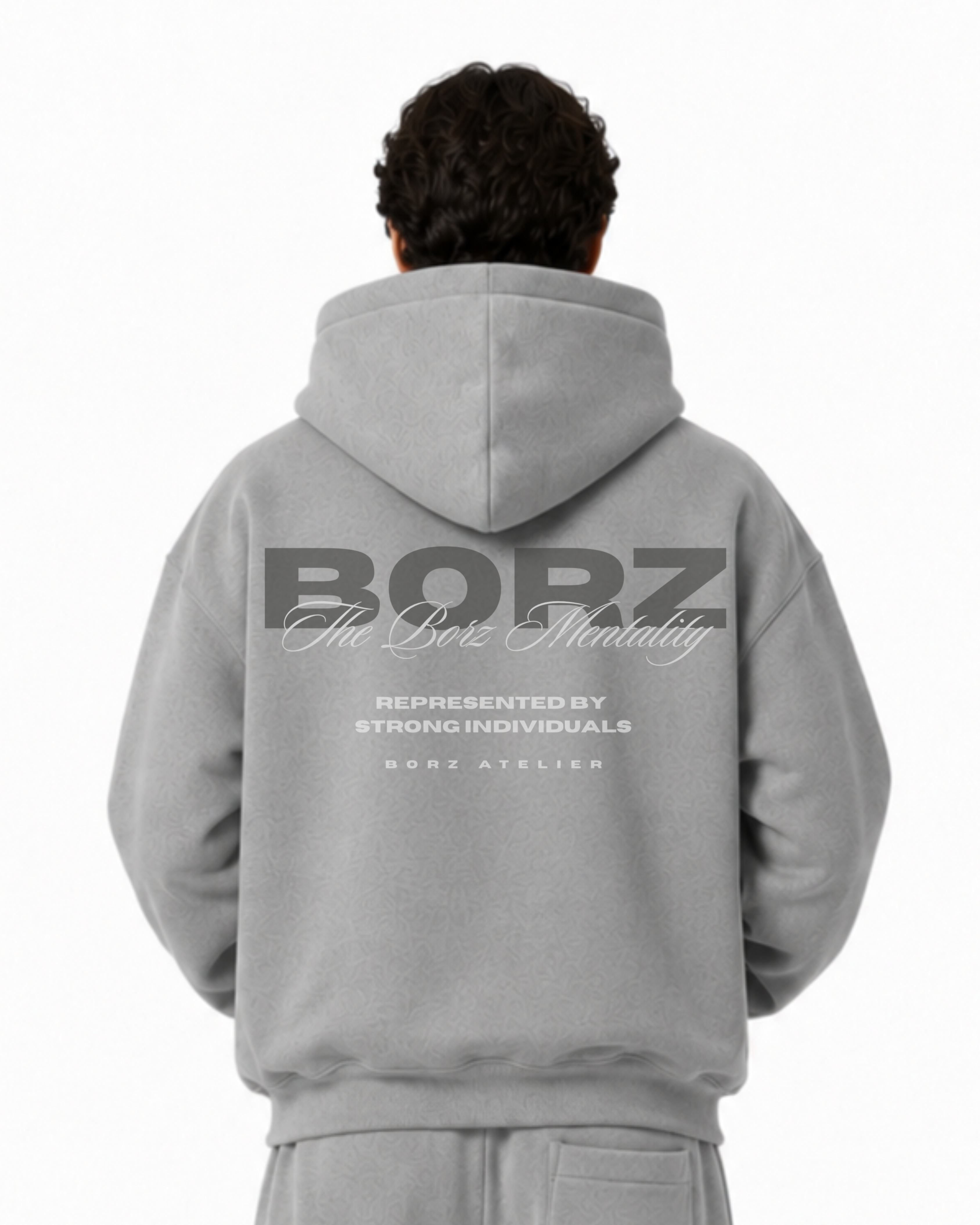 THE BORZ MENTALITY - Hoodie gray