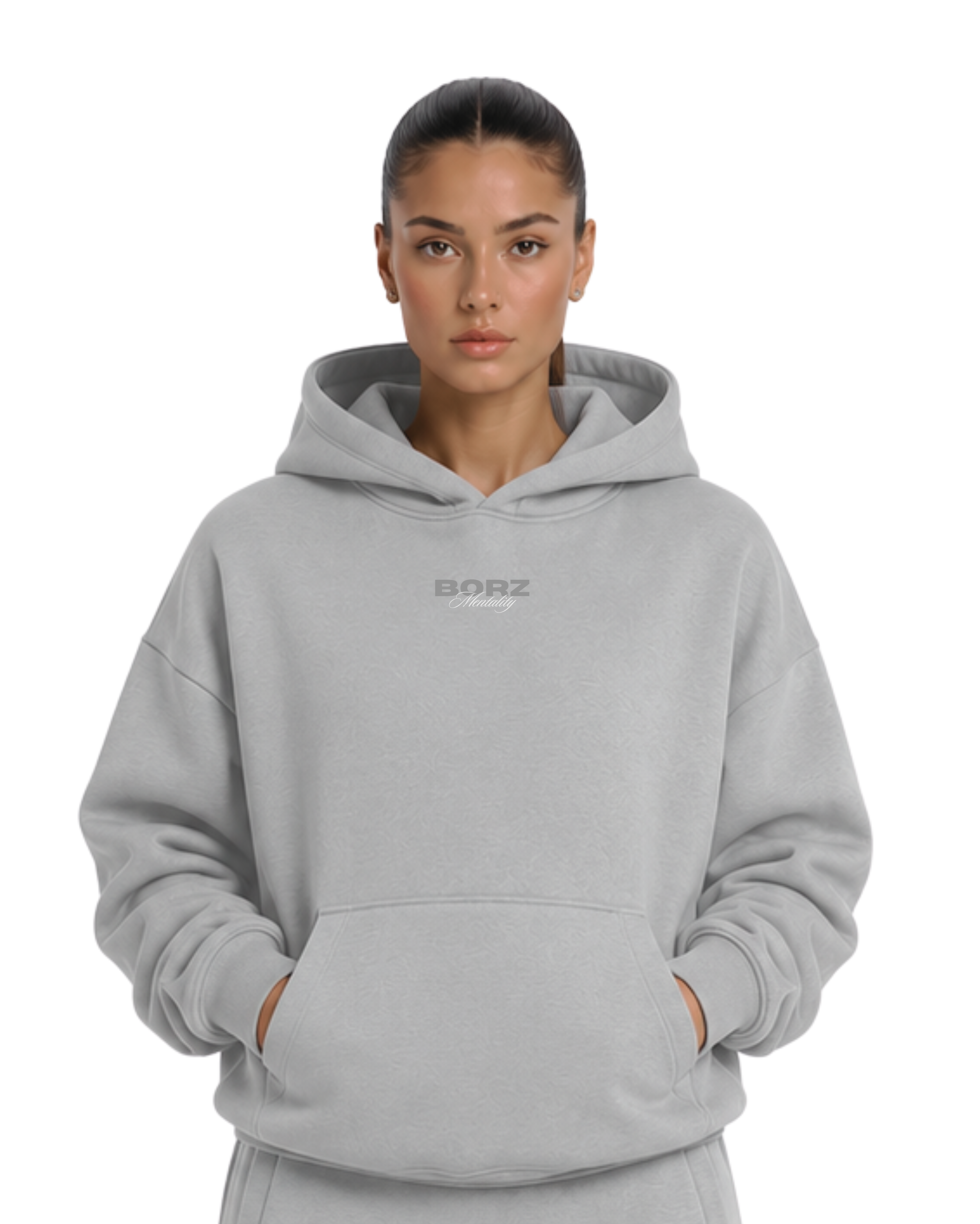 THE BORZ MENTALITY - Hoodie gray