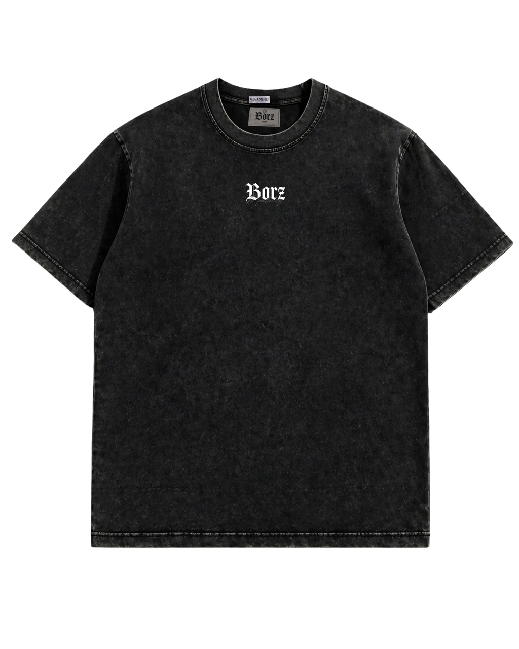 PRE-ORDER: The Borz Mentality - washed long T-shirt - oversized