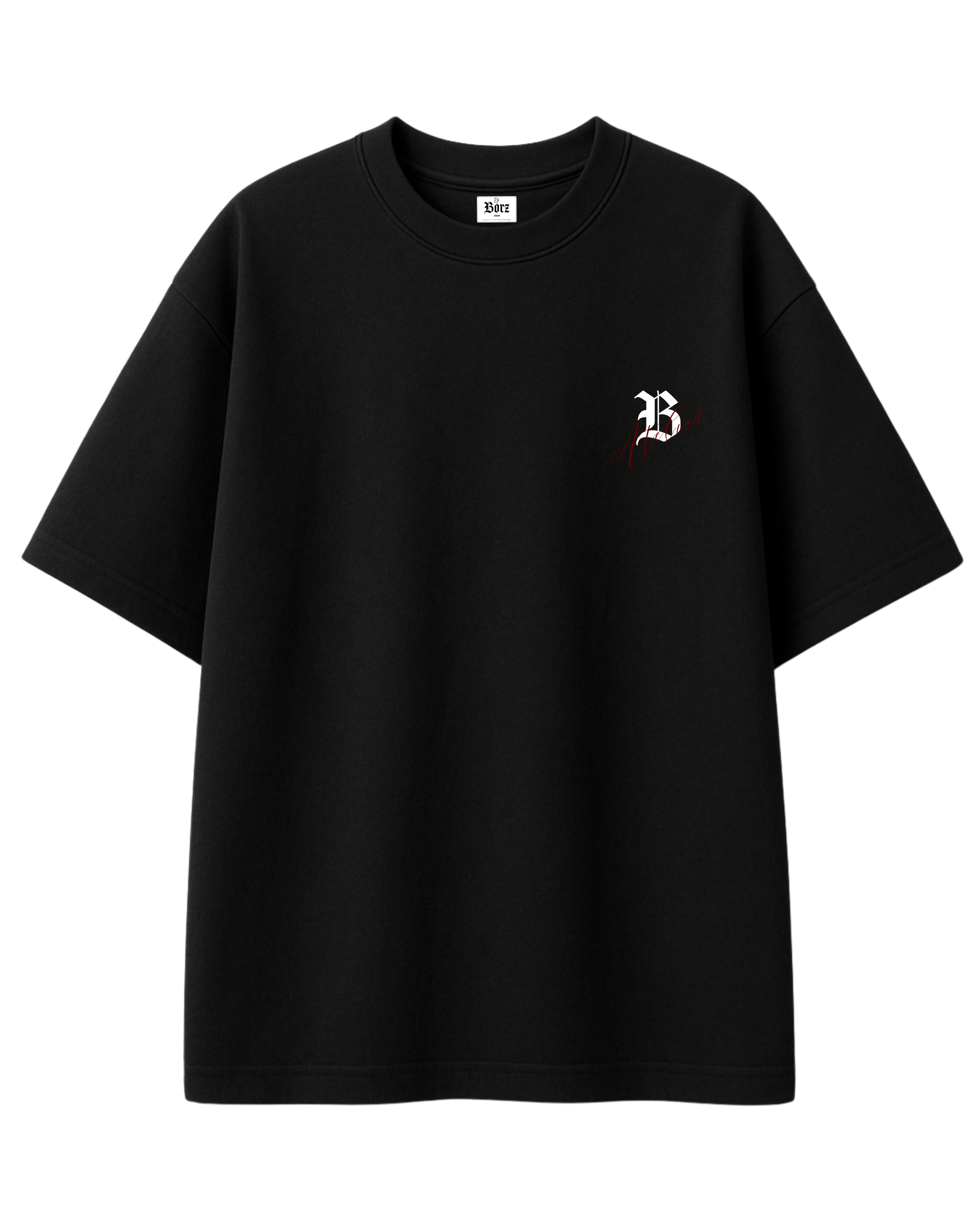 Noir Flow - black T-shirt - 305 gsm - 100% Cotton