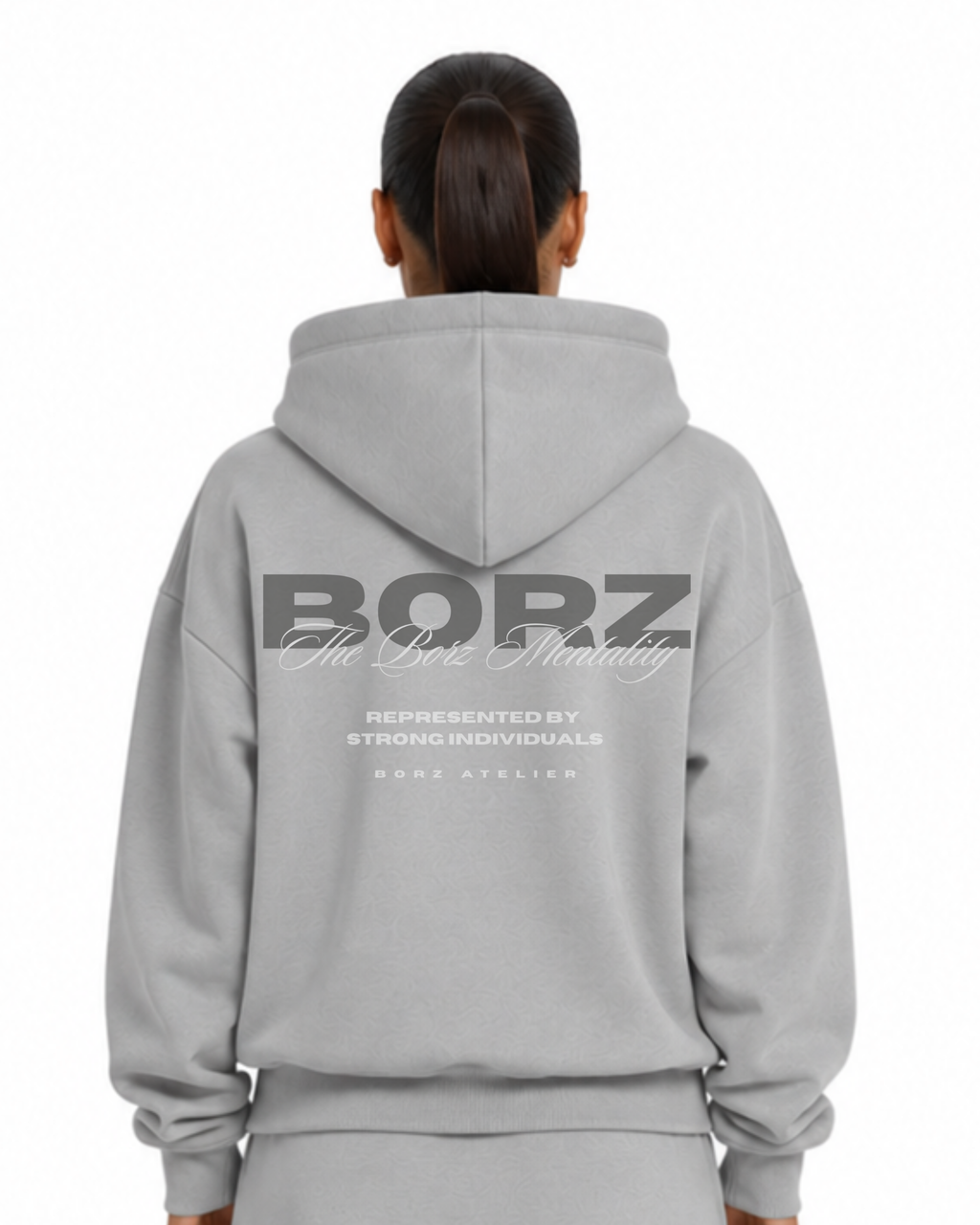 THE BORZ MENTALITY - Hoodie gray