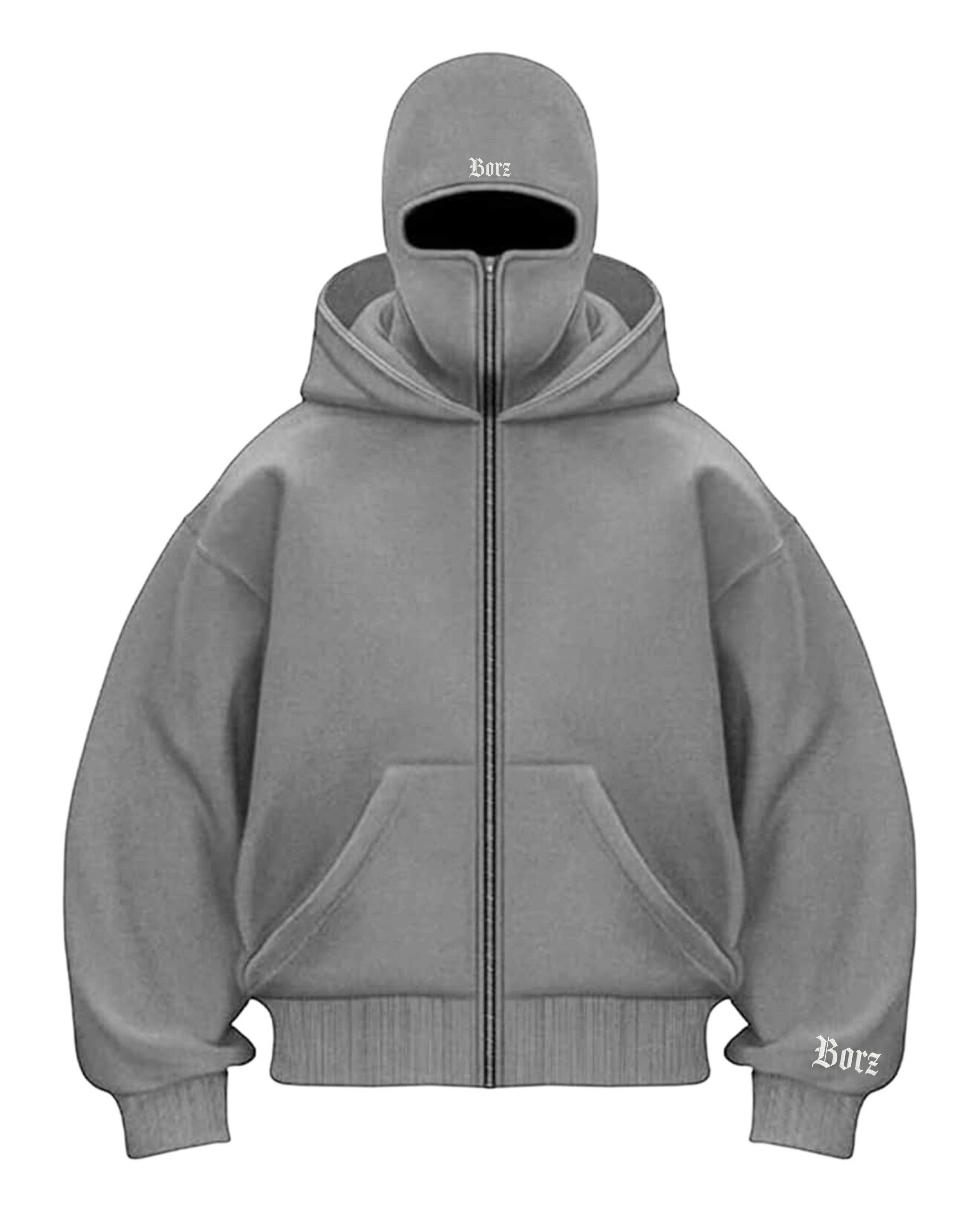 BORZ Run - Zipper - UNISEX - Gray