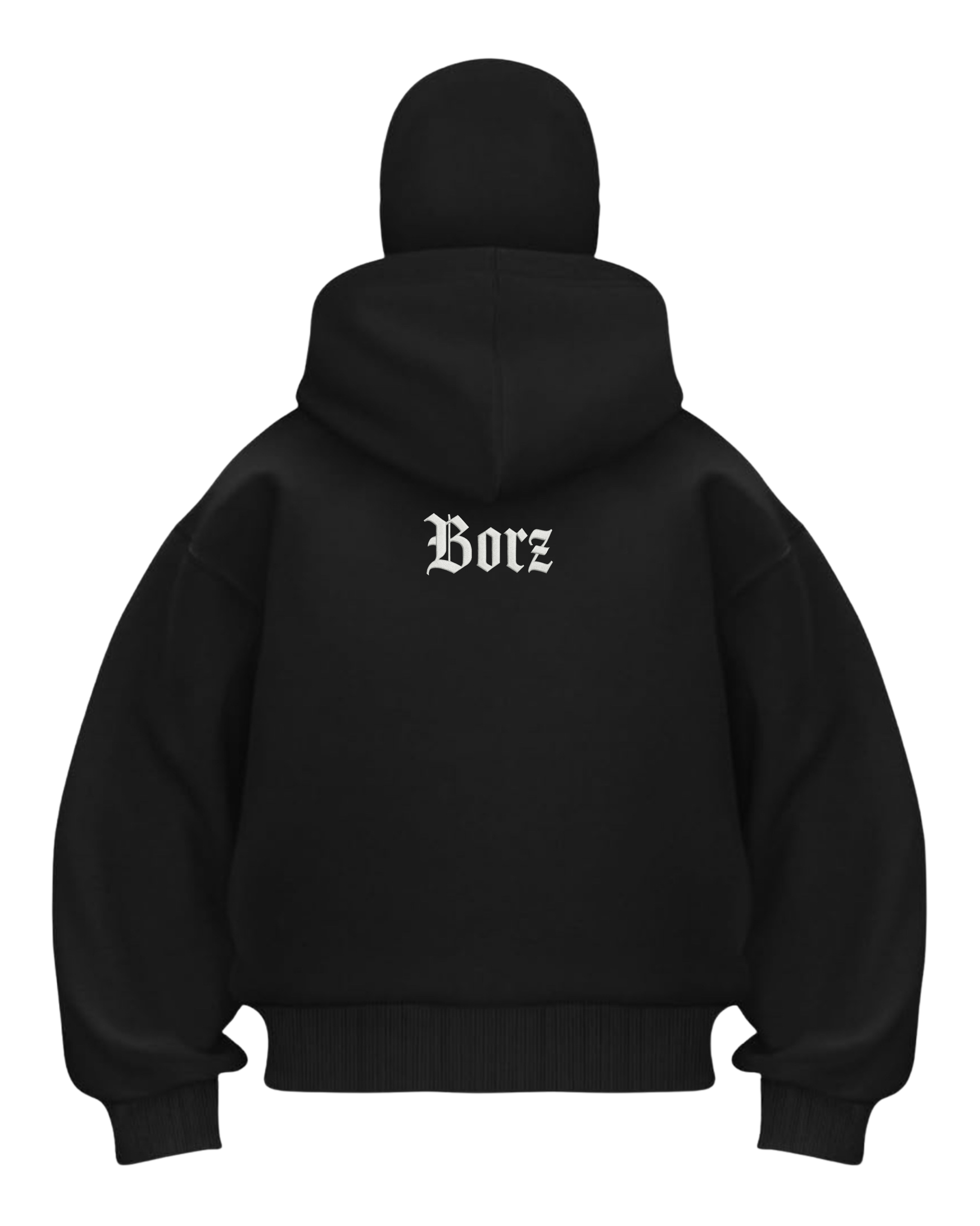 BORZ Run - Zipper - UNISEX - Black
