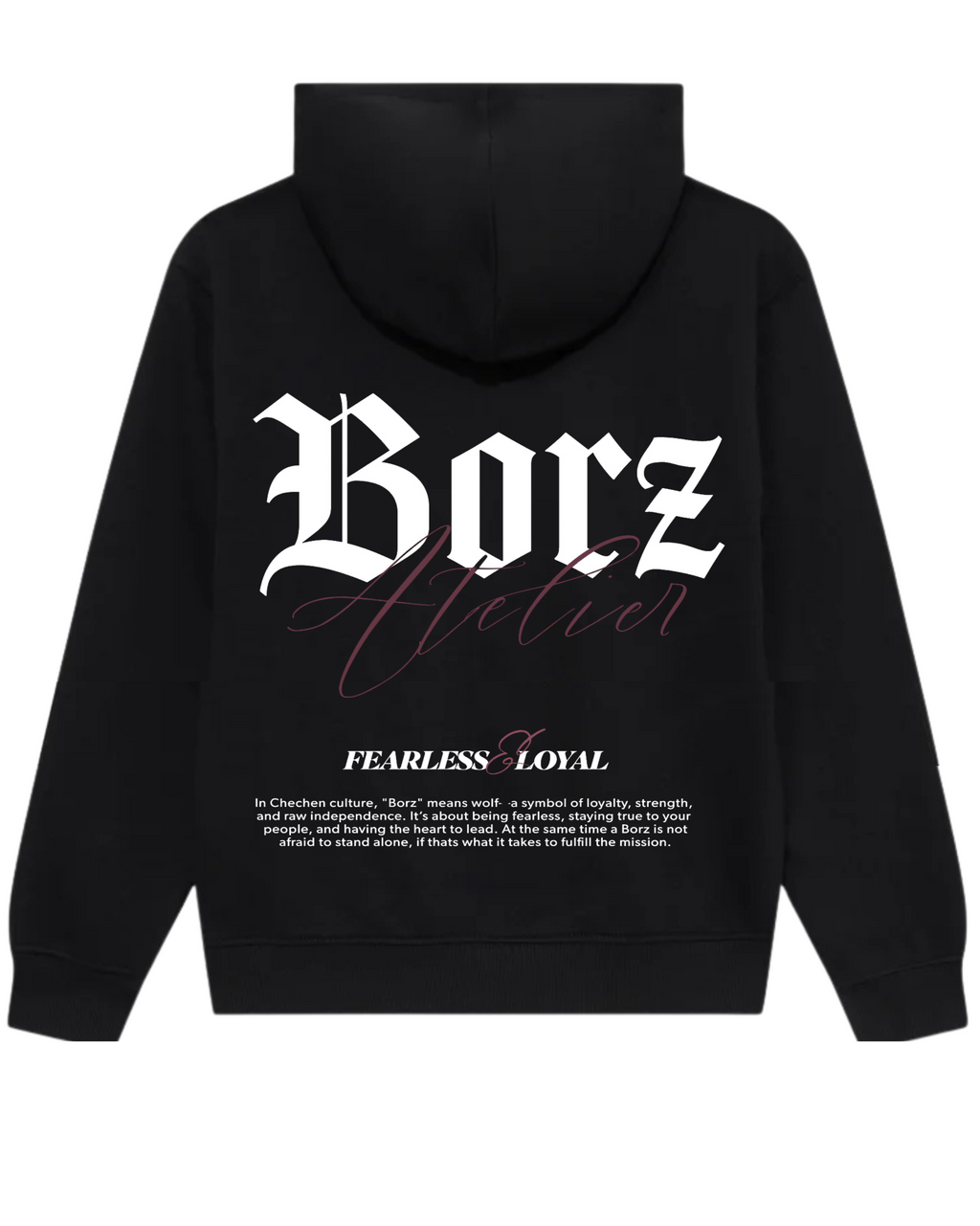 Borz Atelier Masterpiece - Kapuzenpullover - UNISEX - schwarz 