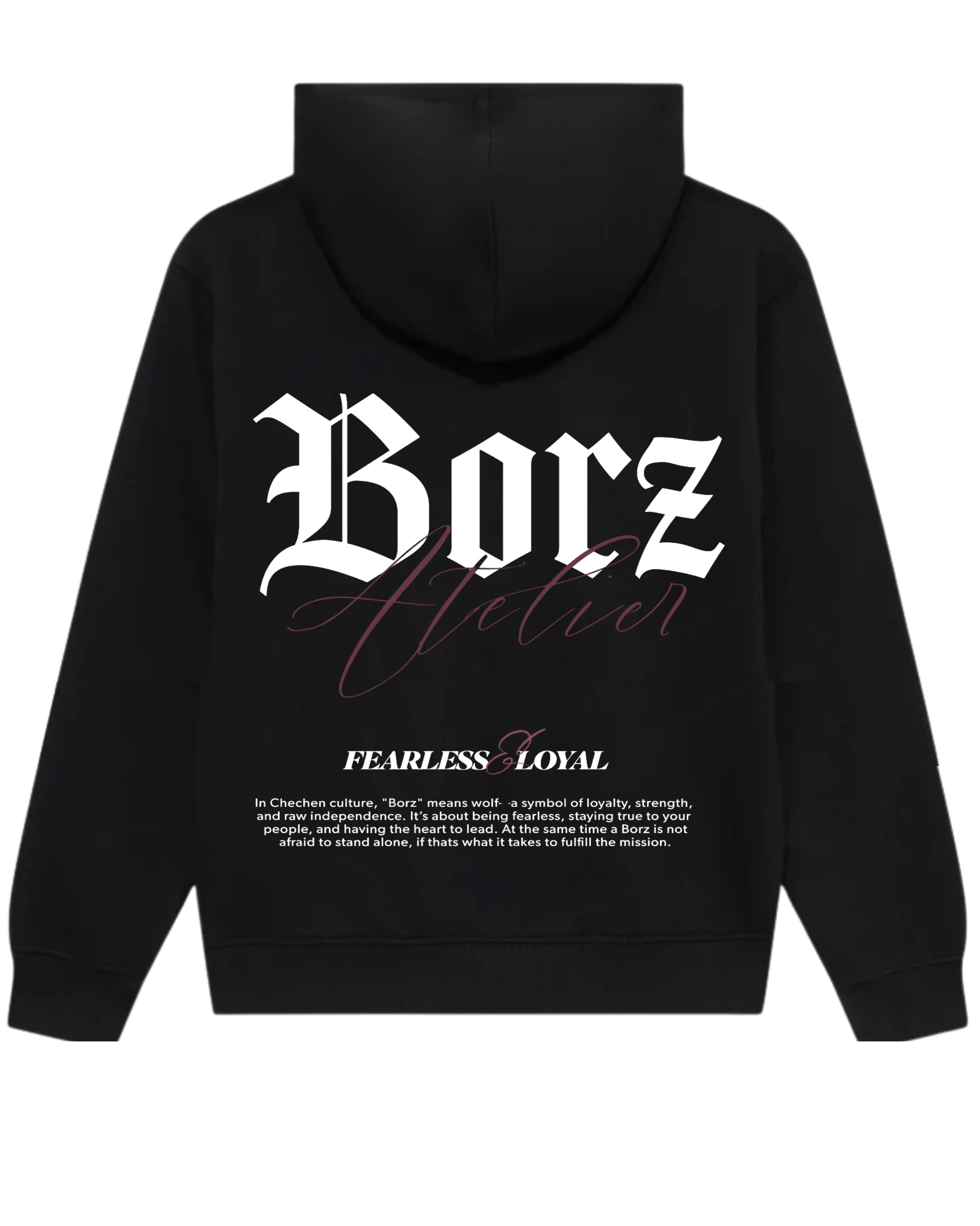 Z: Borz Atelier Masterpiece - Hoodie - UNISEX - black