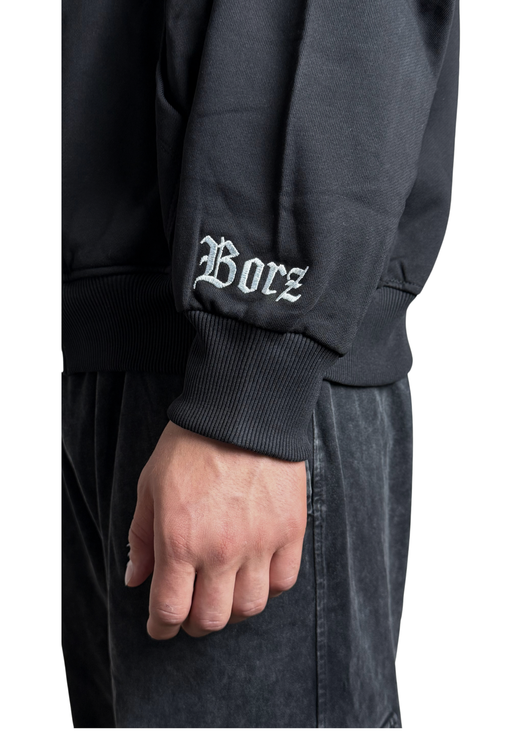 BORZ Run - Zipper - UNISEX - Black