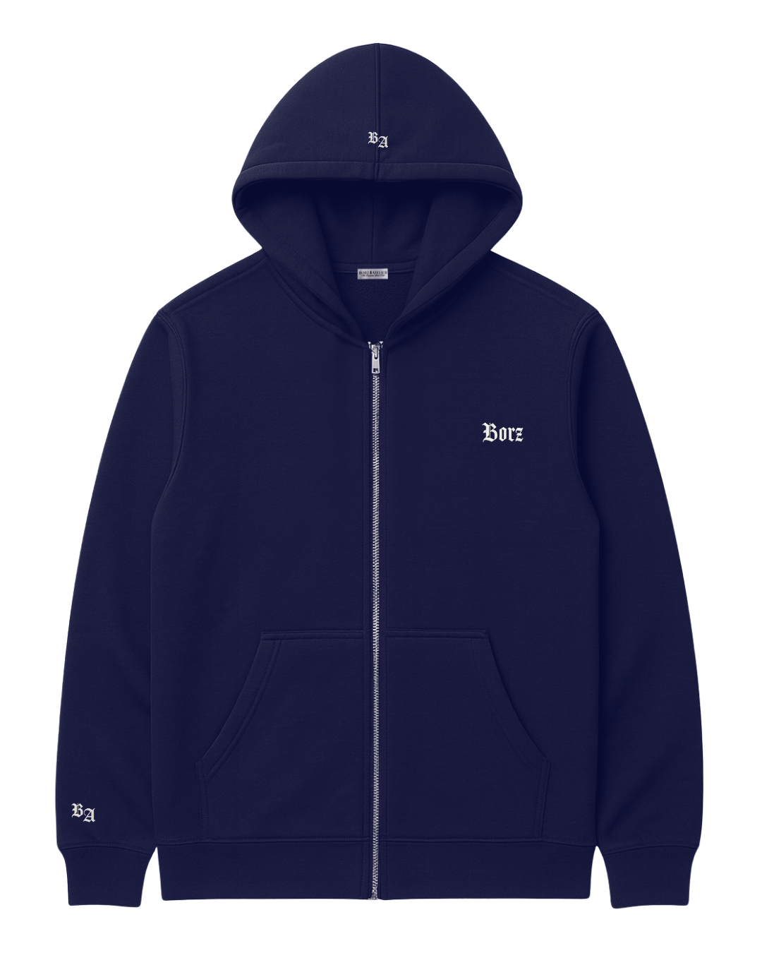 Pre-order: Borz Mentality Zip Jacket - navy blue
