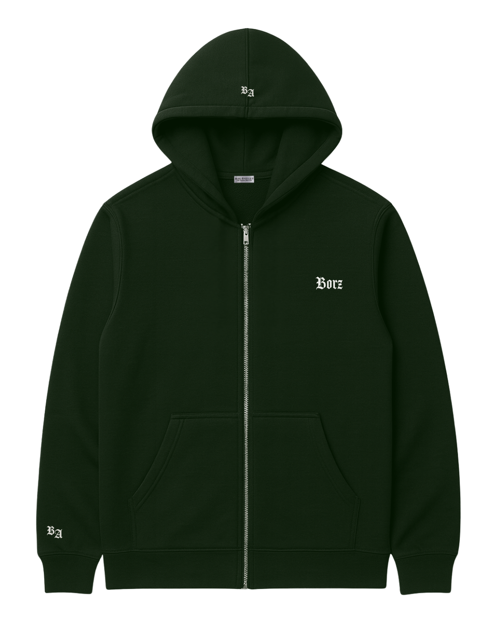 Pre-order: Borz Mentality Zip Jacket - deep green