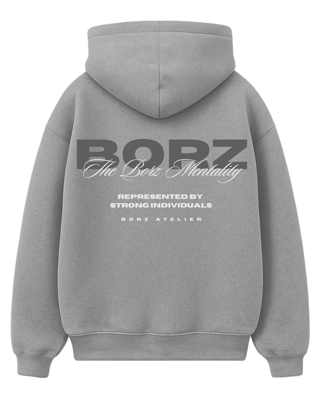 THE BORZ MENTALITY - Hoodie gray