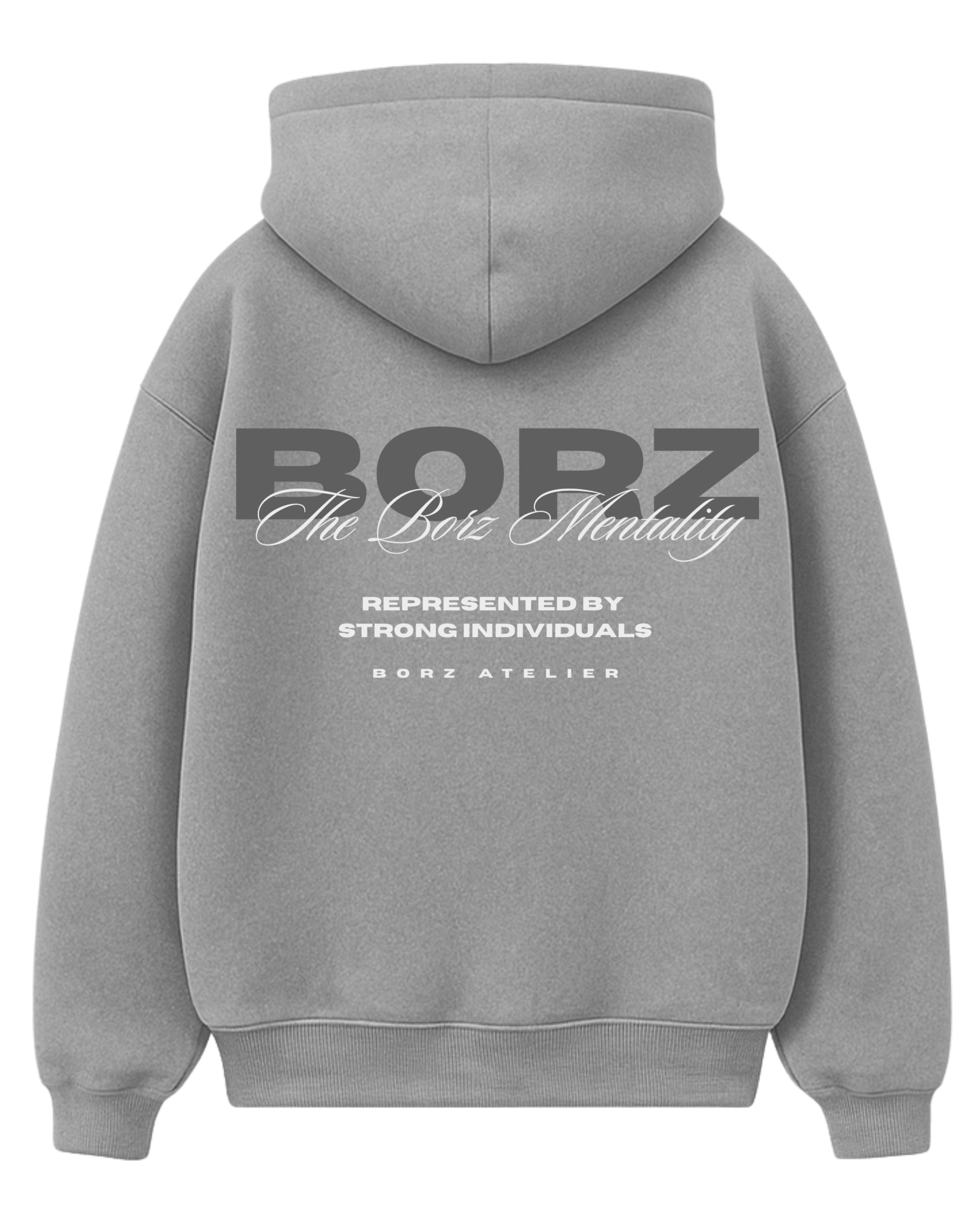 THE BORZ MENTALITY - Hoodie gray - pre-order