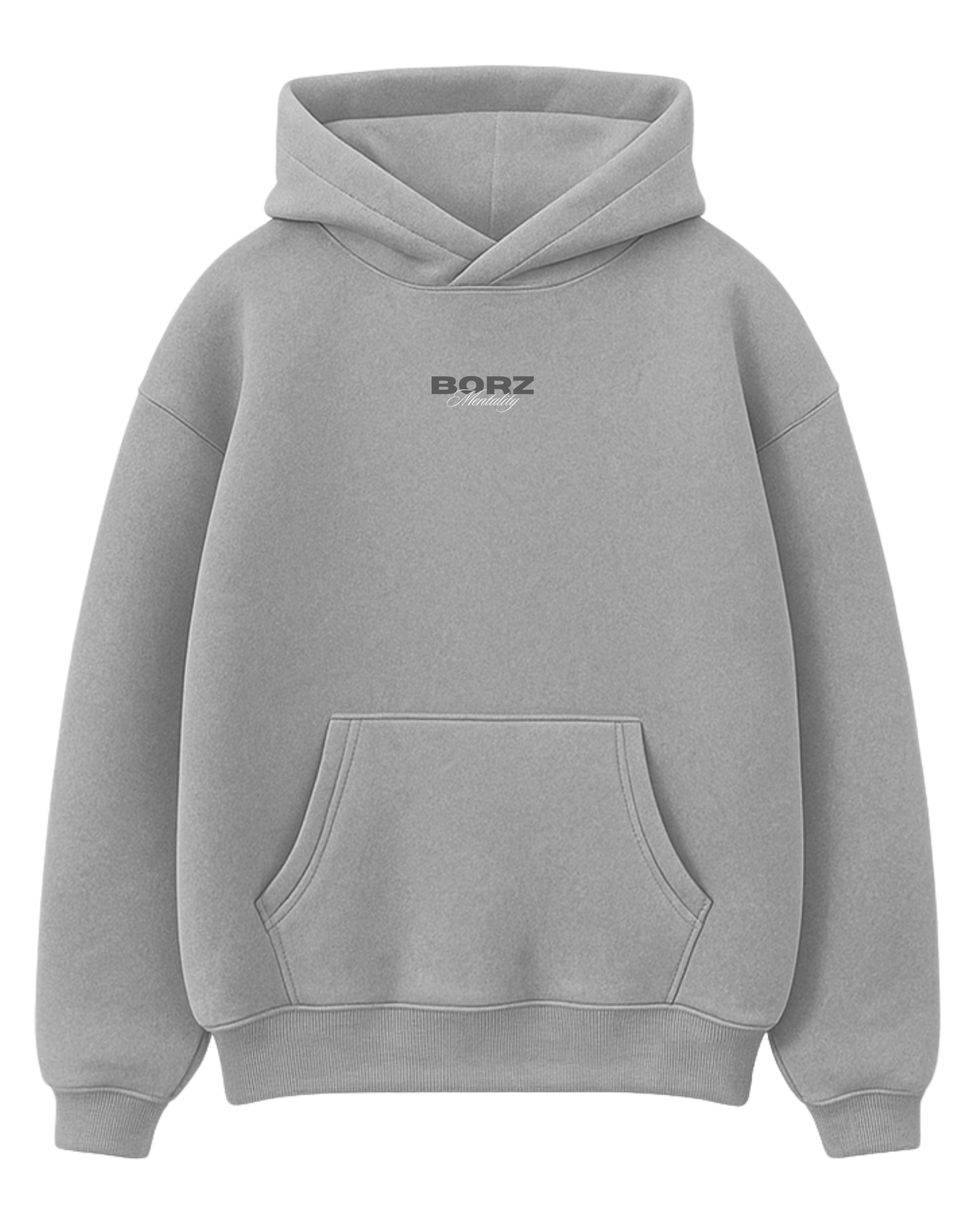 THE BORZ MENTALITY - Hoodie gray - pre-order