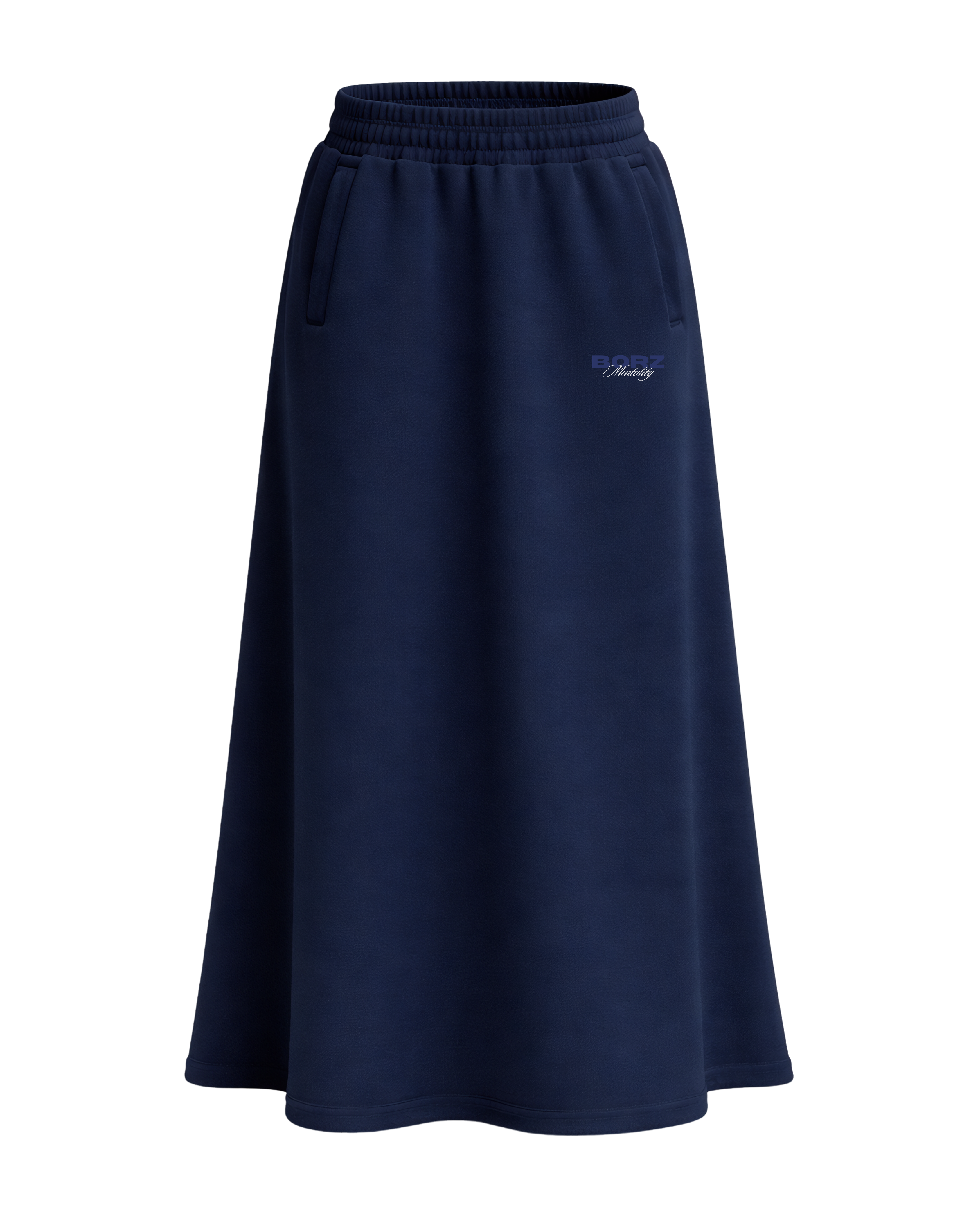THE BORZ MENTALITY - skirt navy blue