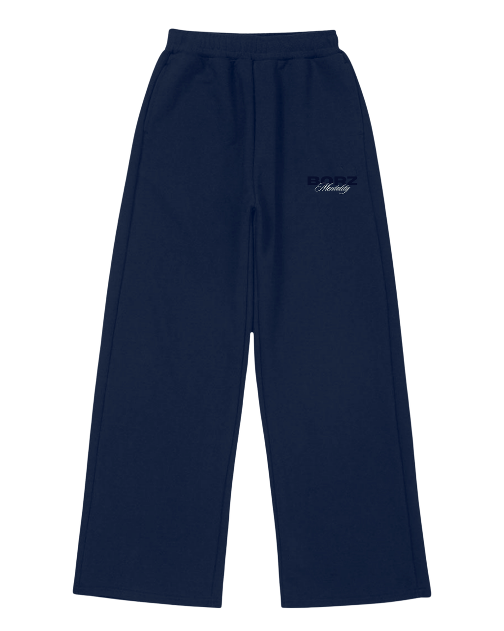 THE BORZ MENTALITY - pants navy blue
