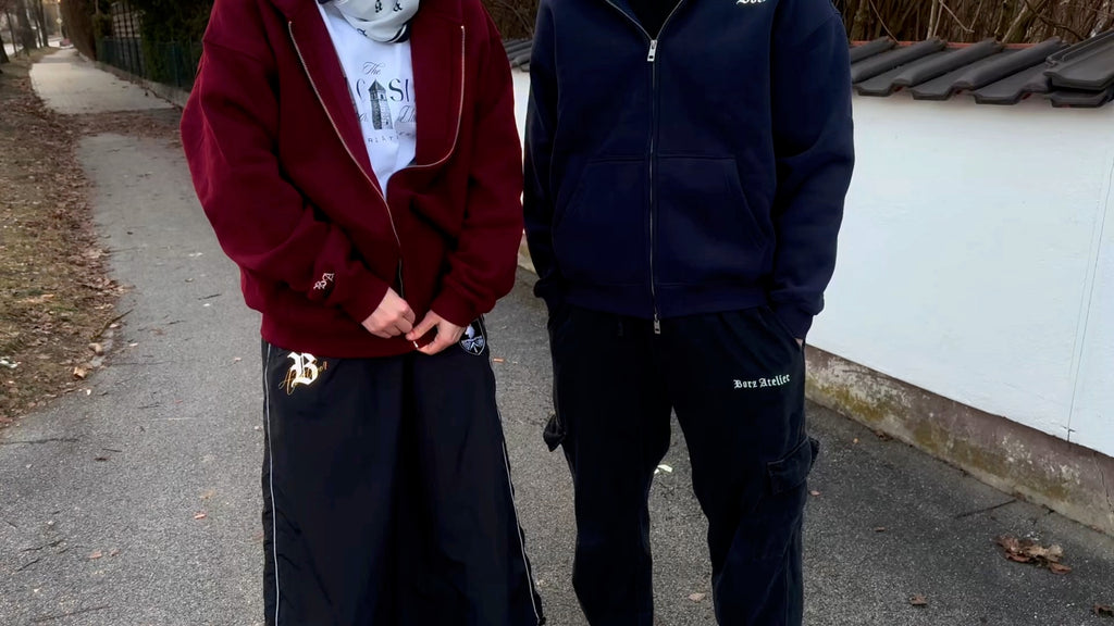 Borz Mentality Zip Jacket - navy blue