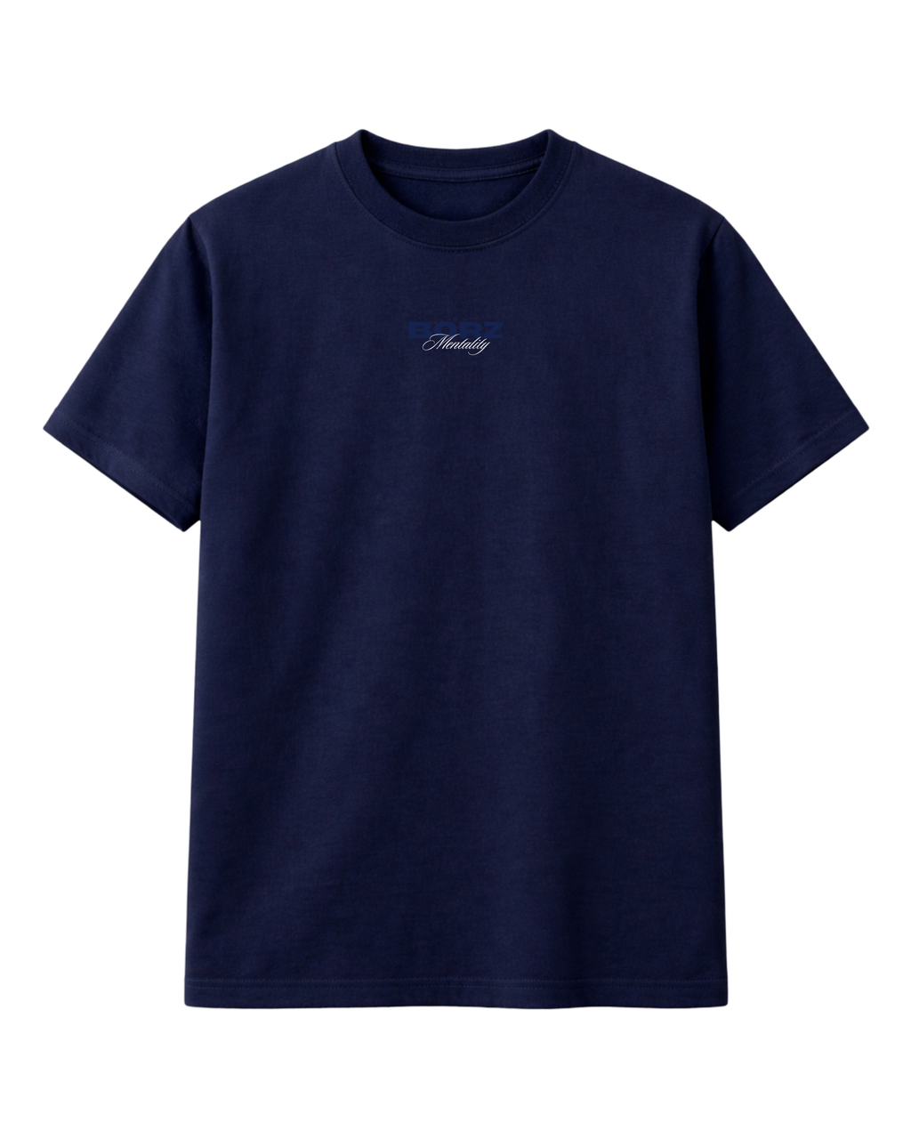 THE BORZ MENTALITY - T-shirt  navy blue