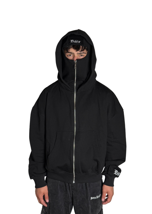 BORZ Run - Zipper - UNISEX - Black