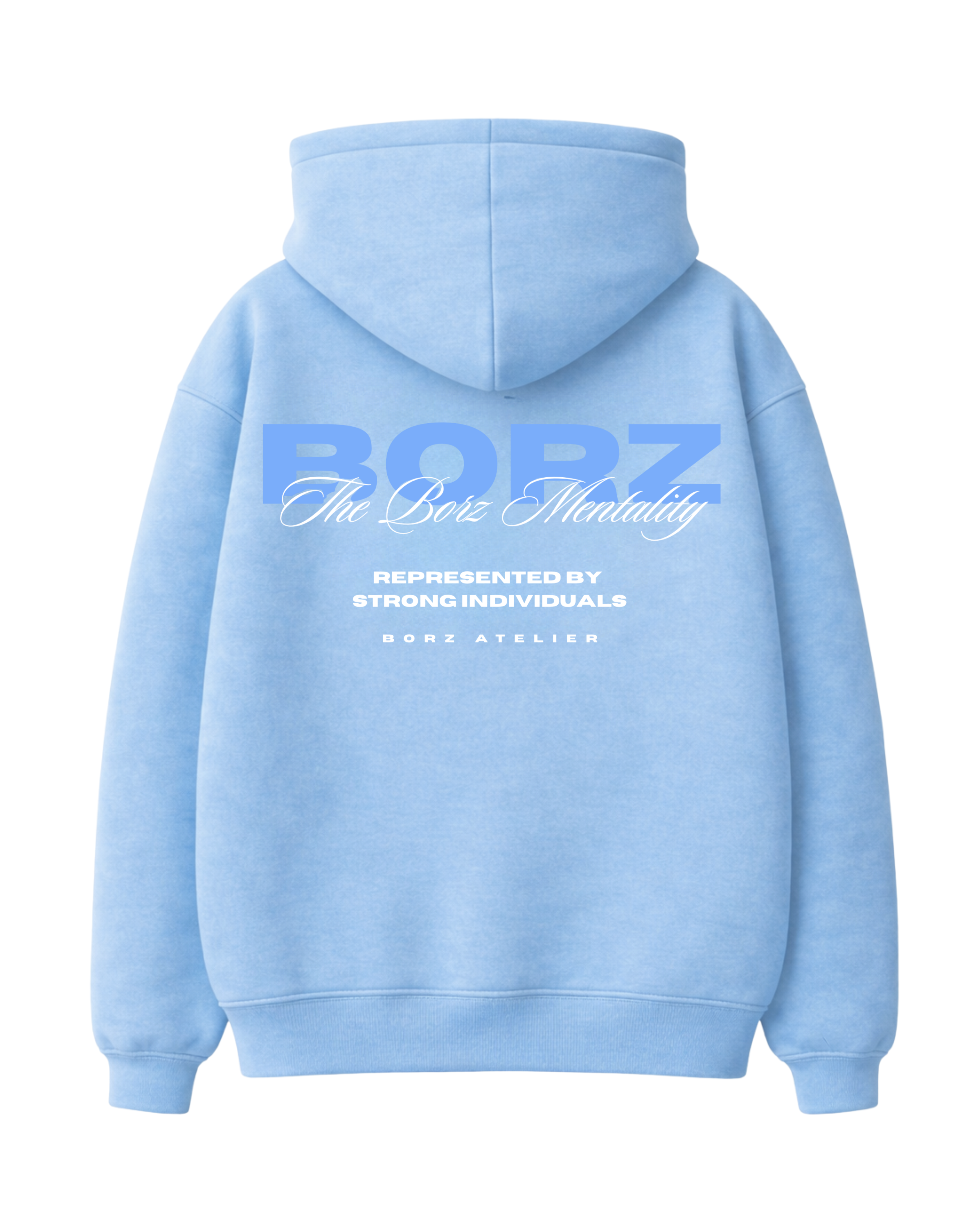 THE BORZ MENTALITY - Hoodie kids light blue - pre-order