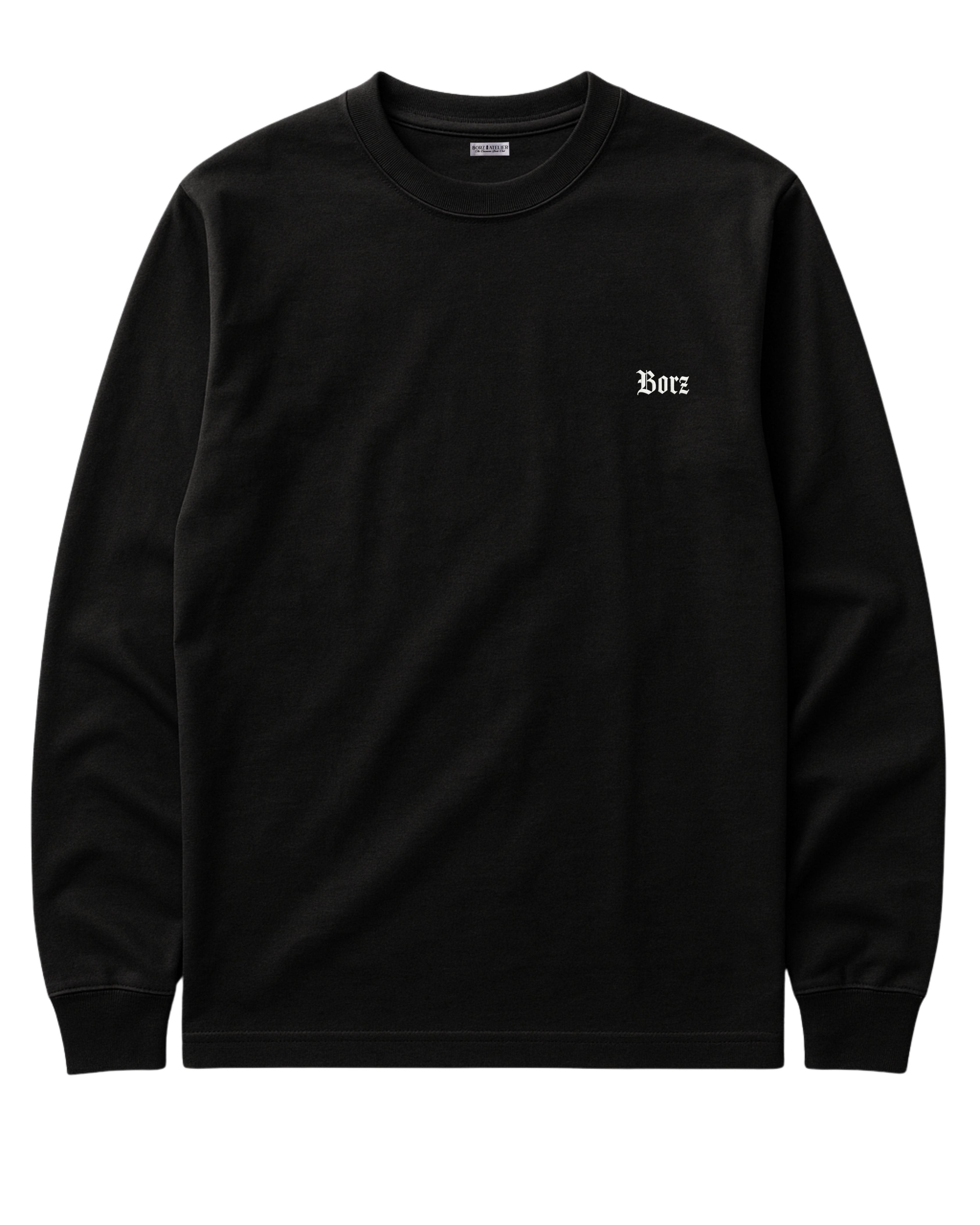 Borz Mentality Long Sleeve Shirt - black