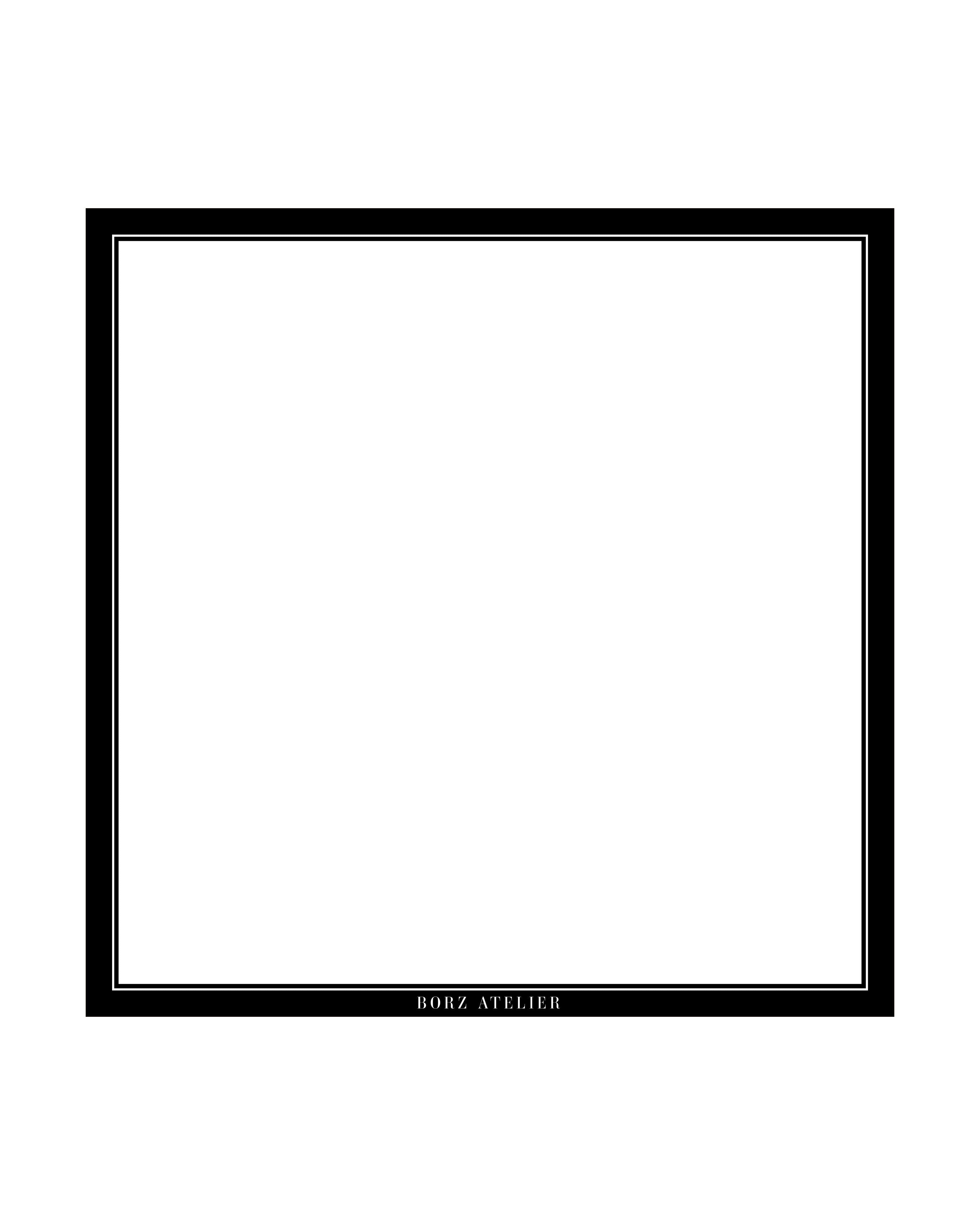 SILK SCARF white 112x112cm - hand stiched