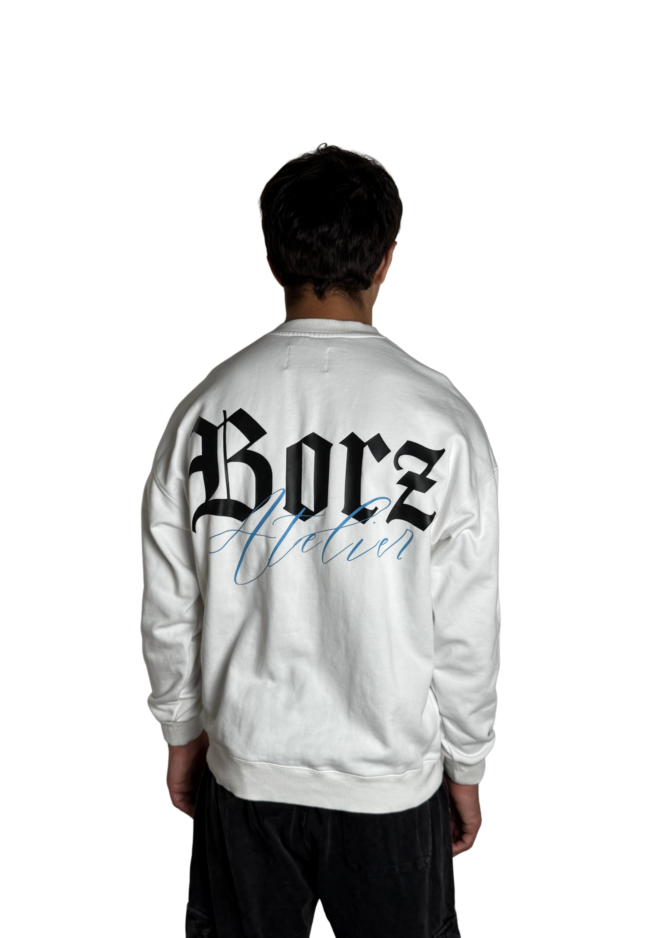 Pure Flow - white Sweatshirt - 400 gsm - 100% French Terry