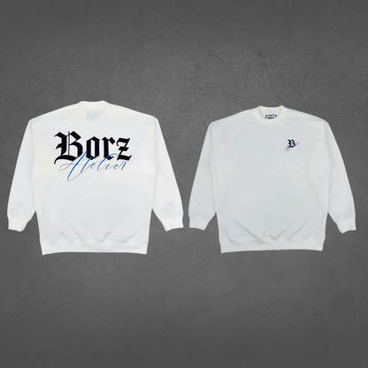 Pure Flow - white Sweatshirt - 400 gsm - 100% French Terry