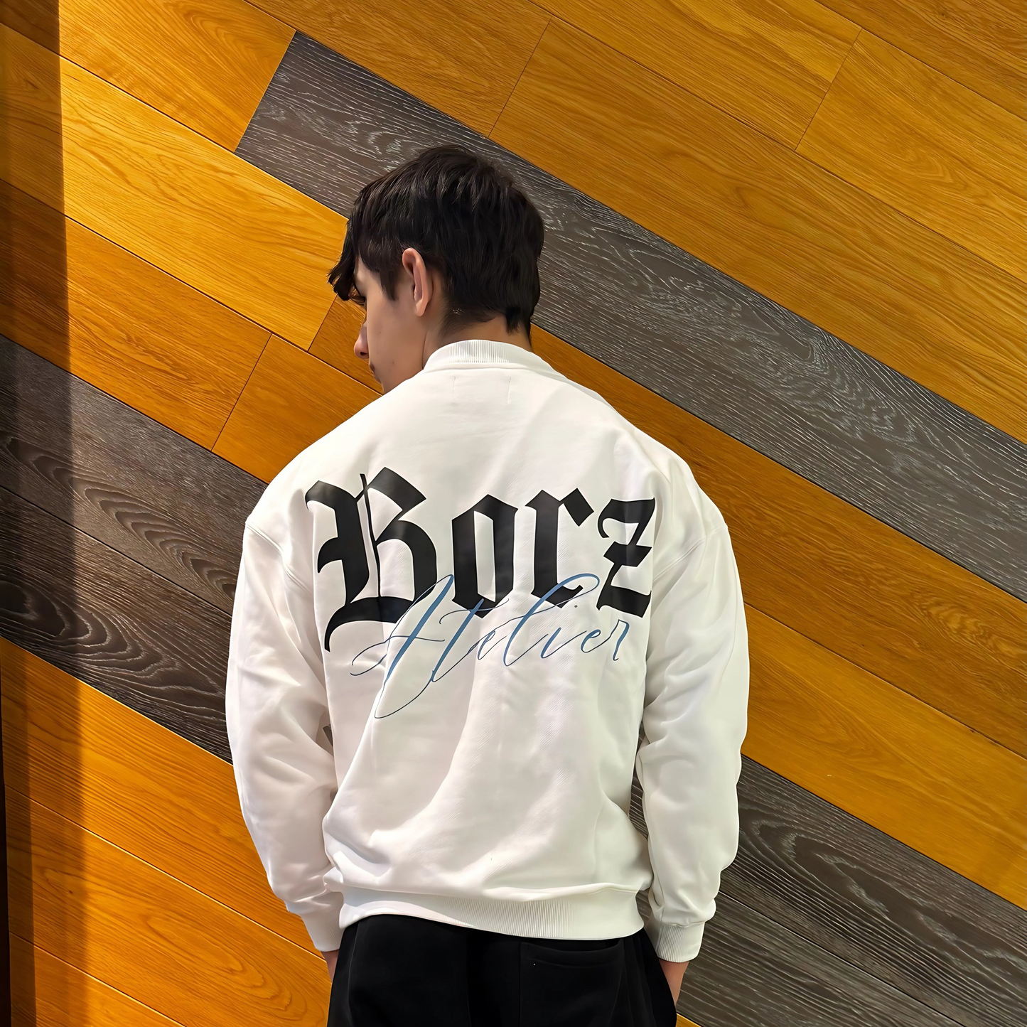 Pure Flow - white Sweatshirt - 400 gsm - 100% French Terry