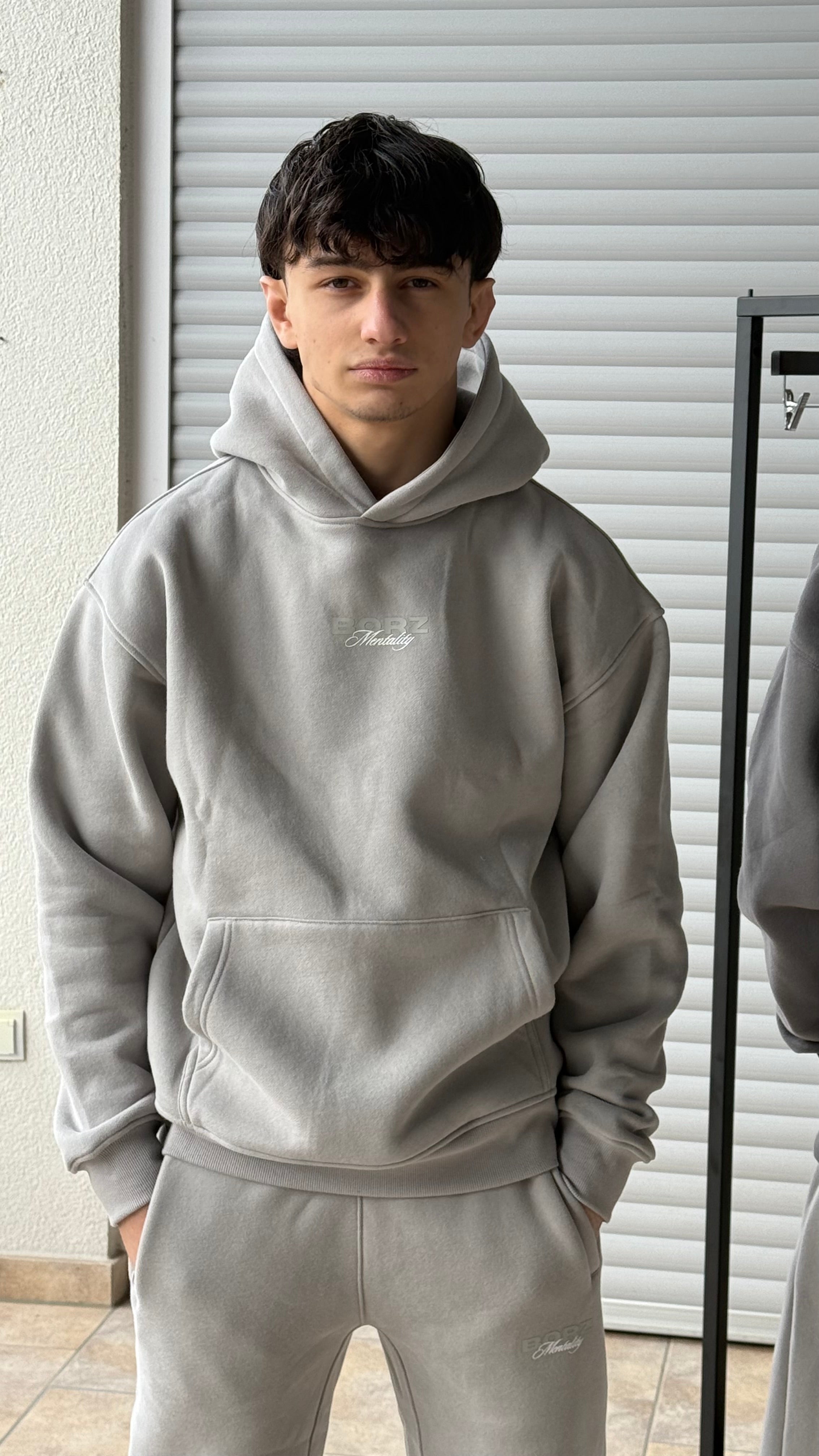 THE BORZ MENTALITY - Hoodie gray