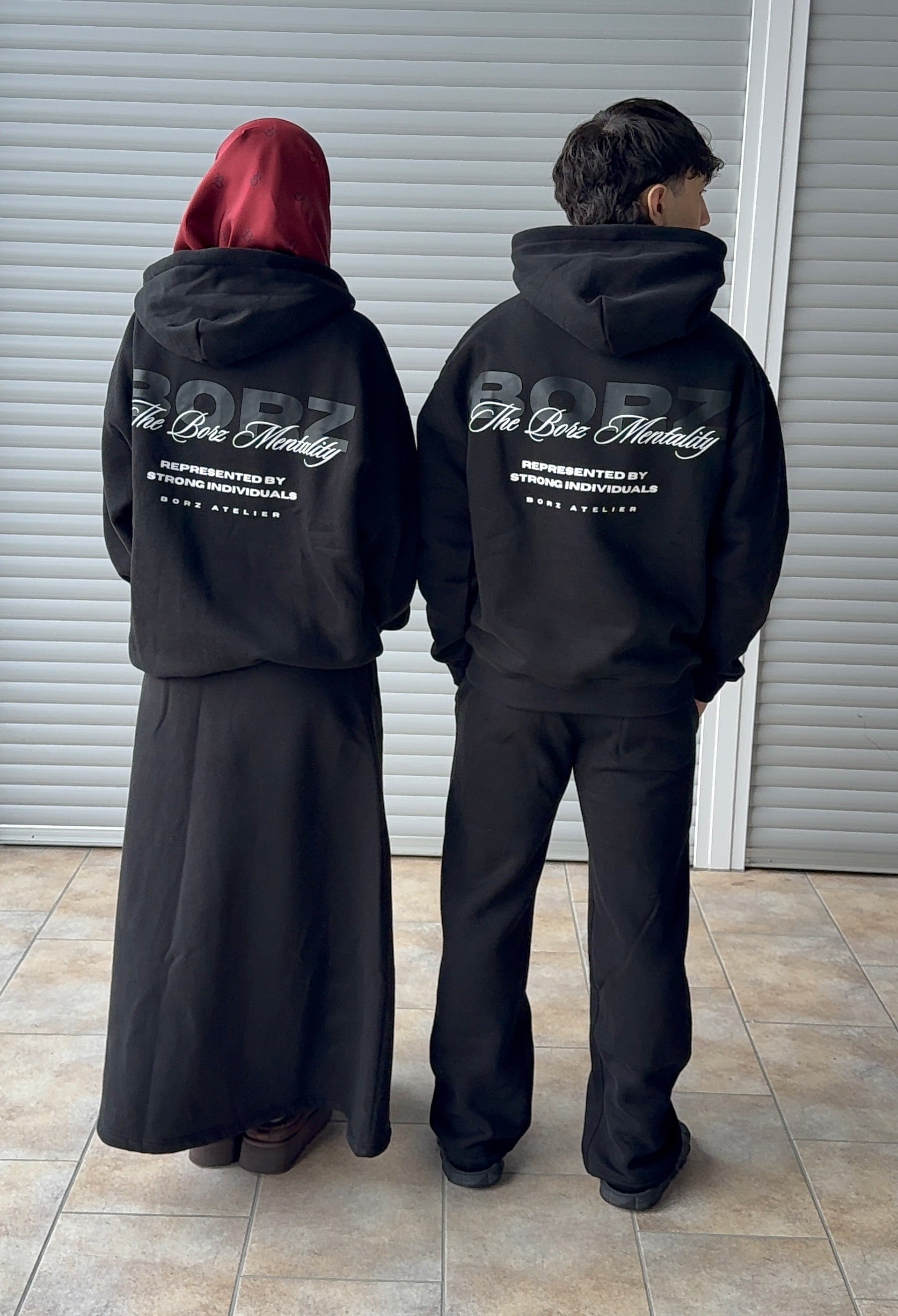 THE BORZ MENTALITY - pants black