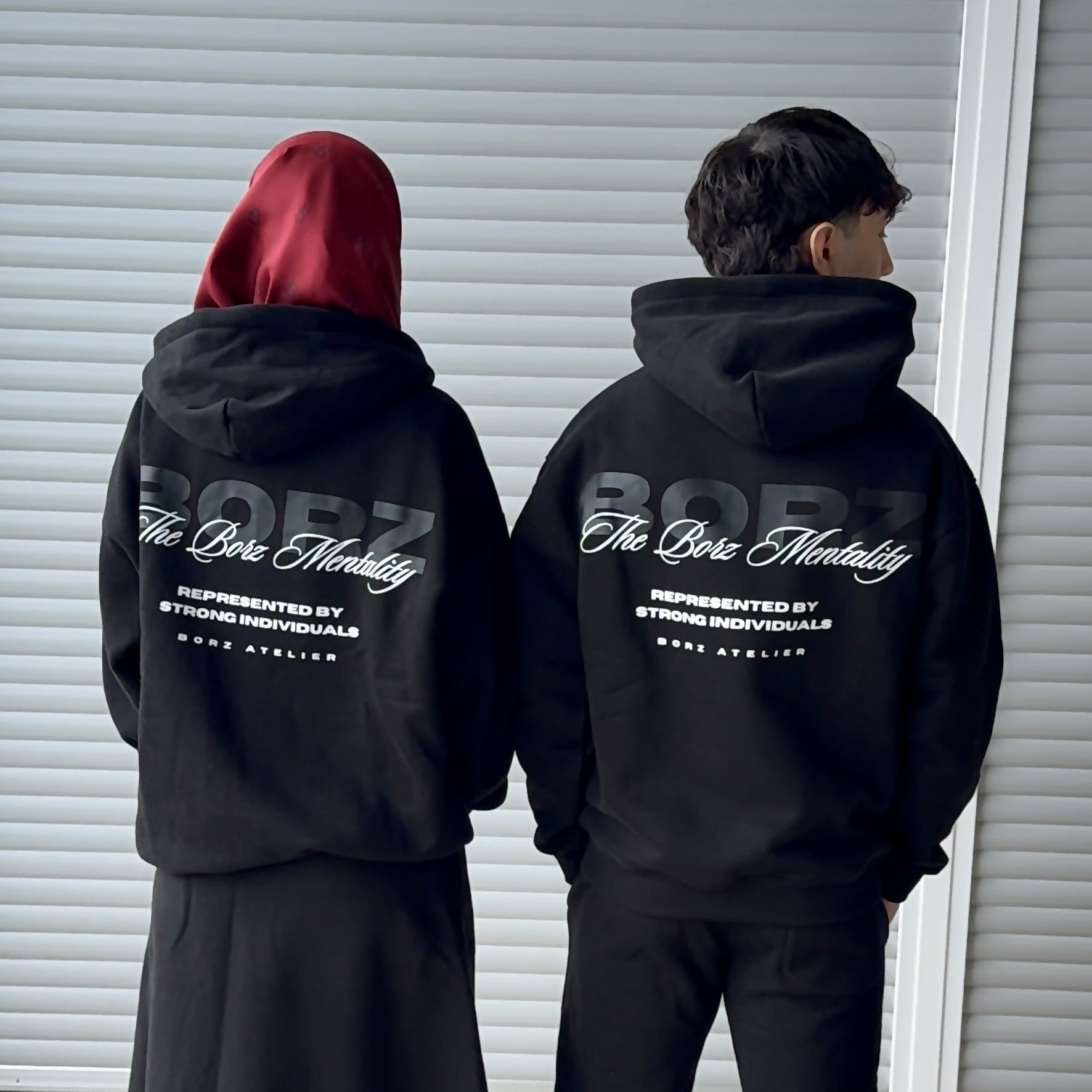 THE BORZ MENTALITY - Zipper jacket black