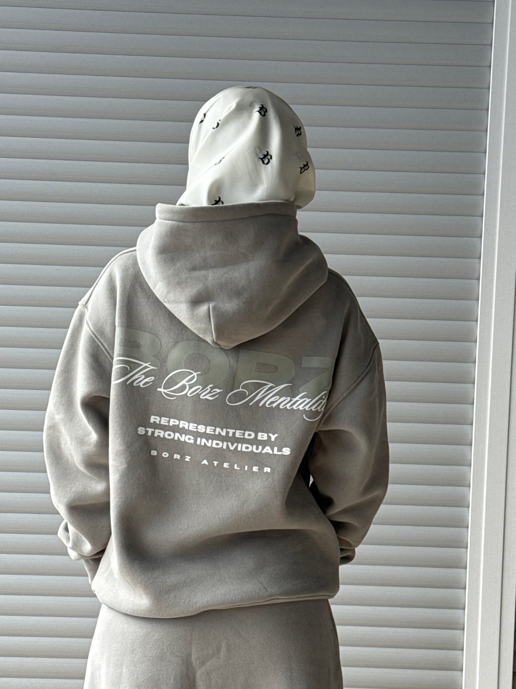 THE BORZ MENTALITY - Hoodie gray