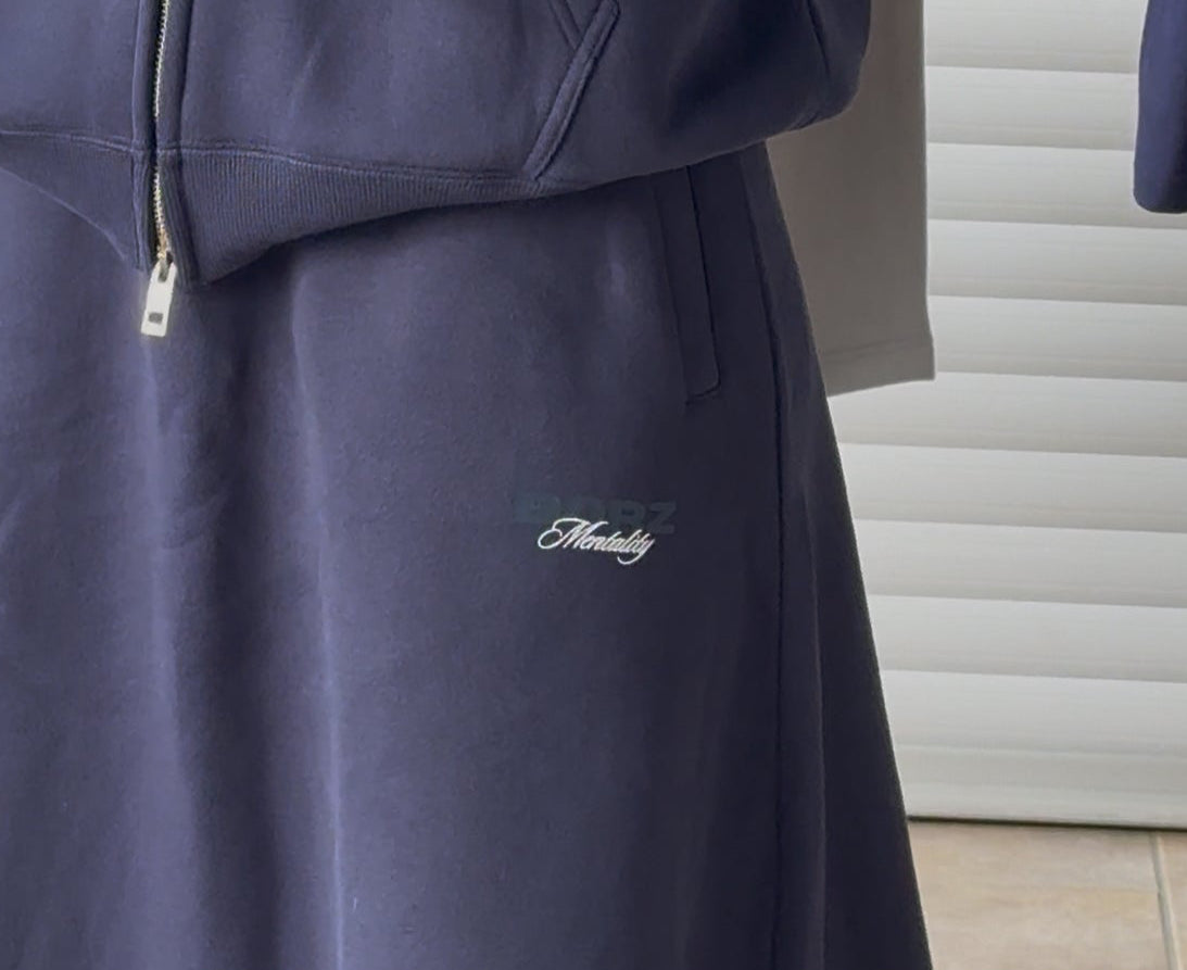 THE BORZ MENTALITY - skirt navy blue