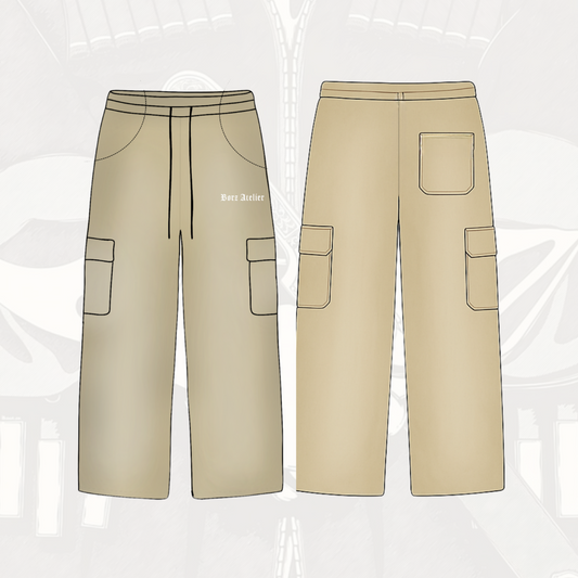 Pre-order: DAYMOHK Cargo Pants brown