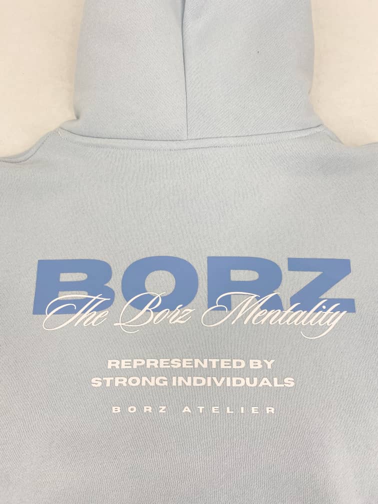 THE BORZ MENTALITY - Hoodie kids light blue - pre-order