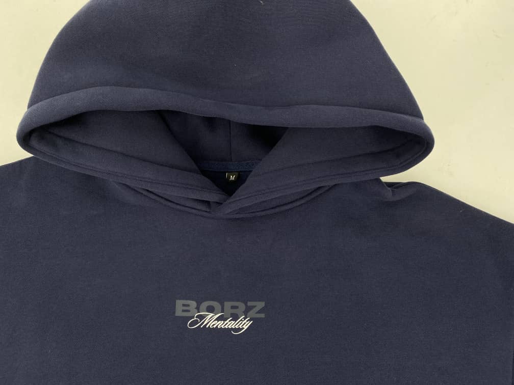 THE BORZ MENTALITY - Hoodie navy blue - pre-order