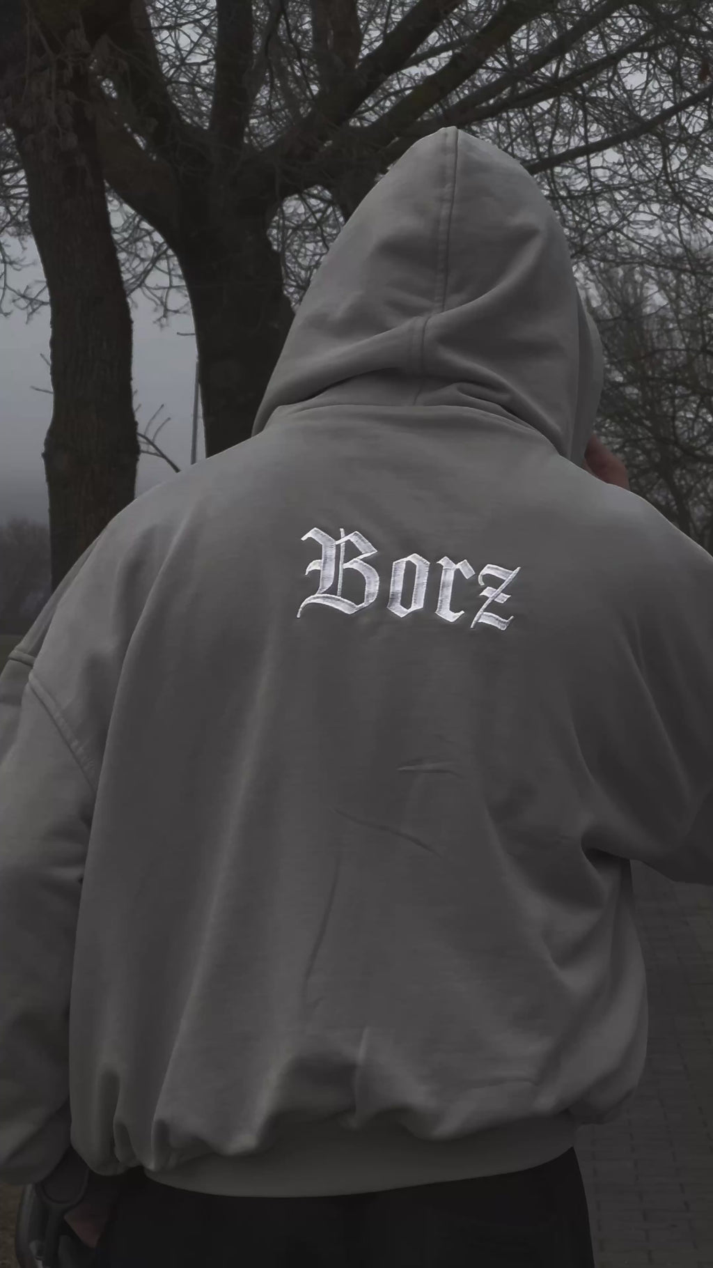 BORZ Run - Zipper - UNISEX - Gray