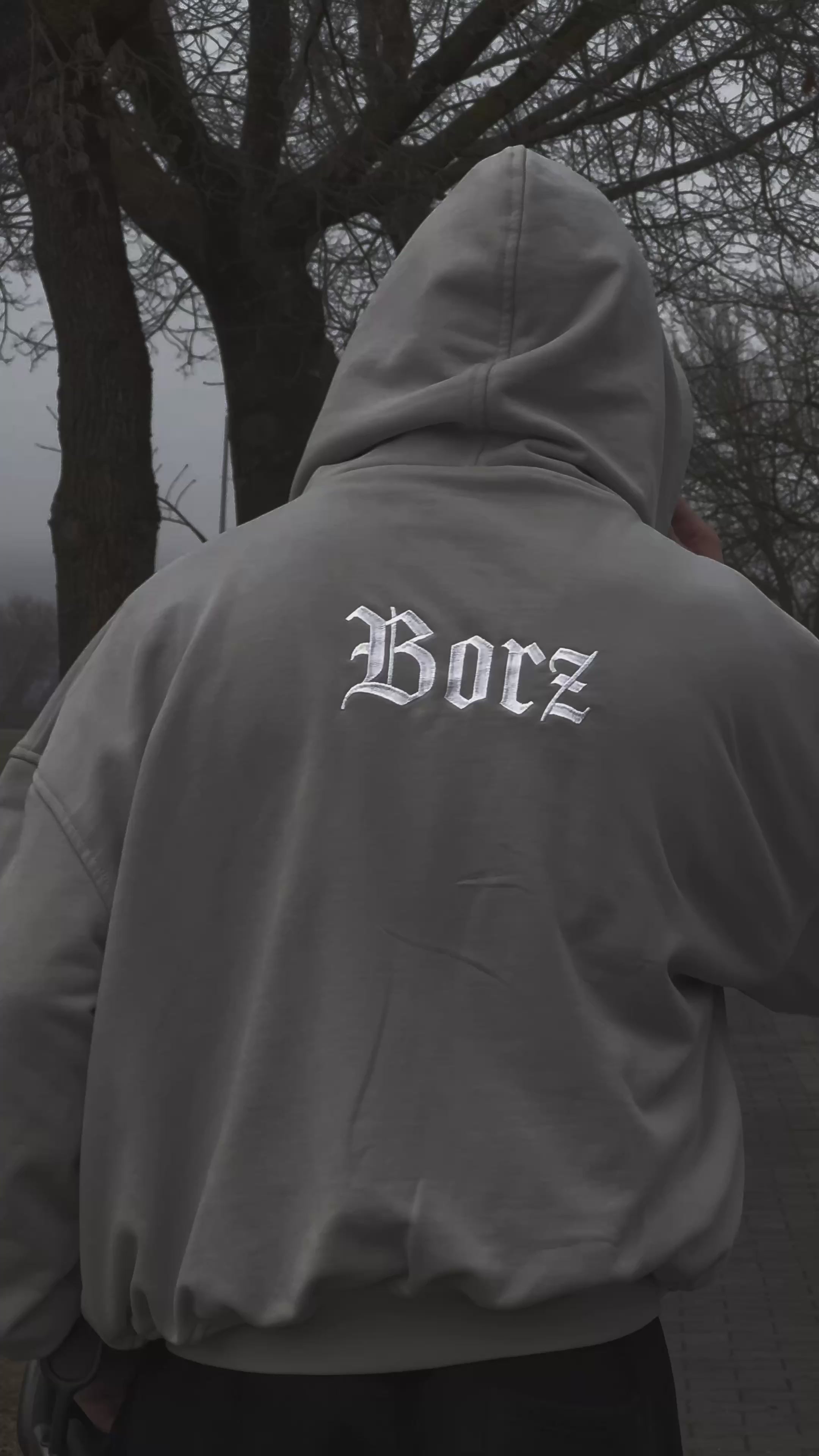 BORZ Run - Zipper - UNISEX - Gray
