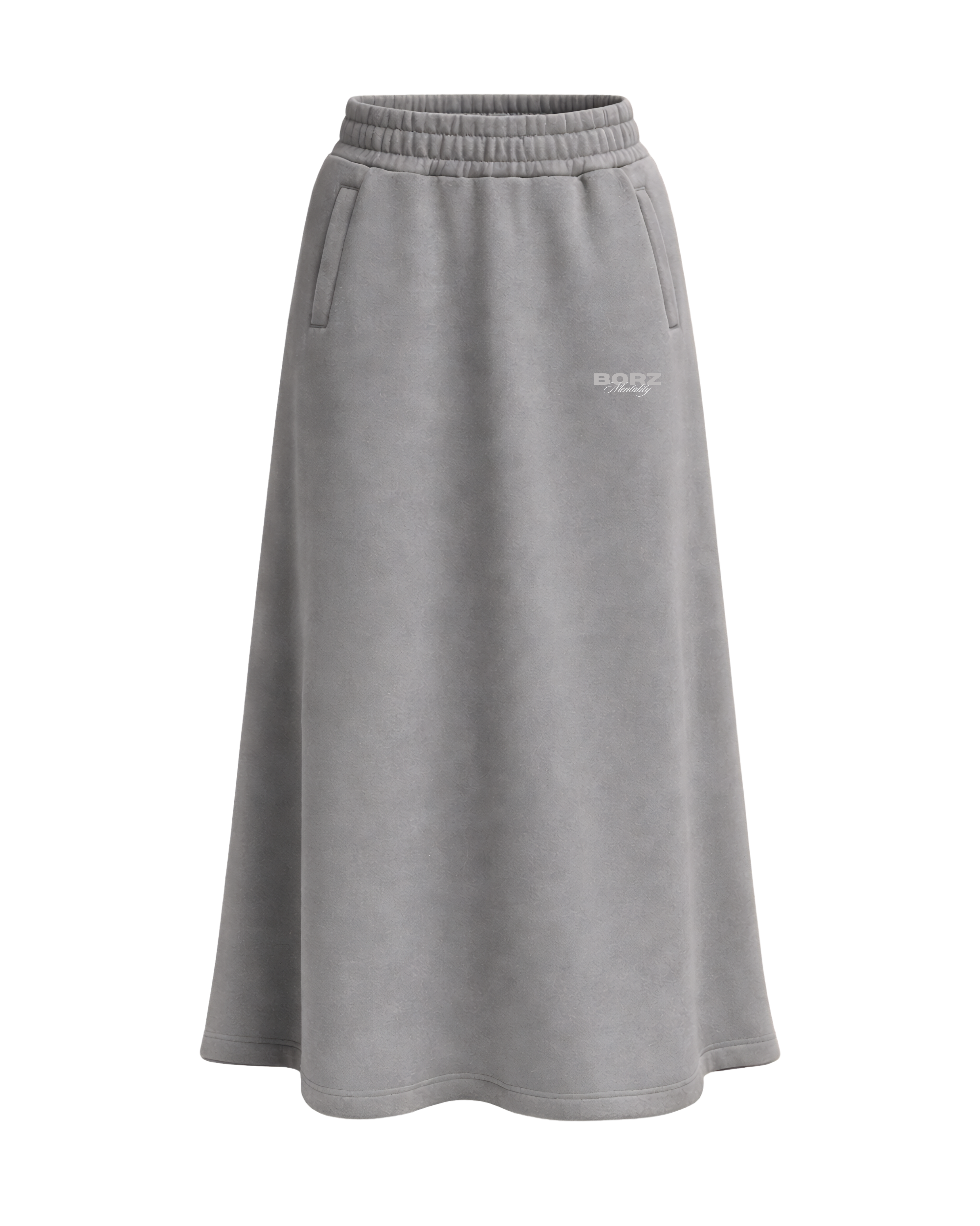THE BORZ MENTALITY - skirt gray
